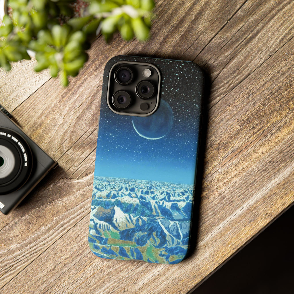 Moon- Himalayas Phone Case — Night Sky Crescent Moon Protective Tough Case