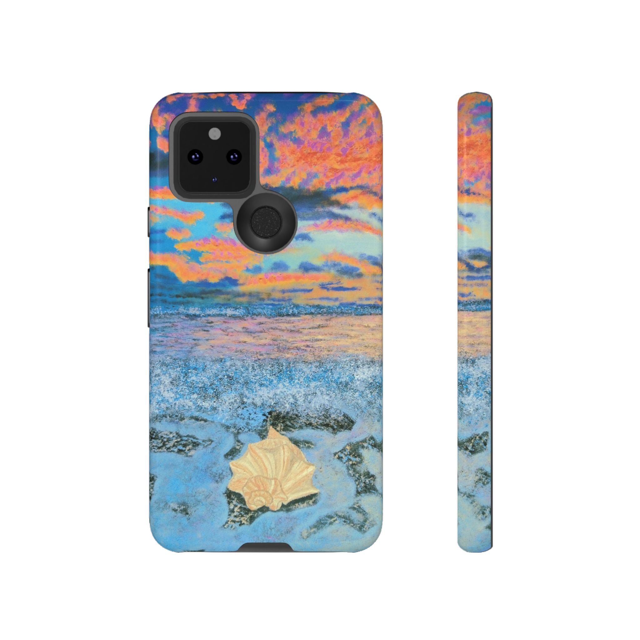 Beach Sunset Phone Case — Tropical Ocean Waves Protective iPhone Cover