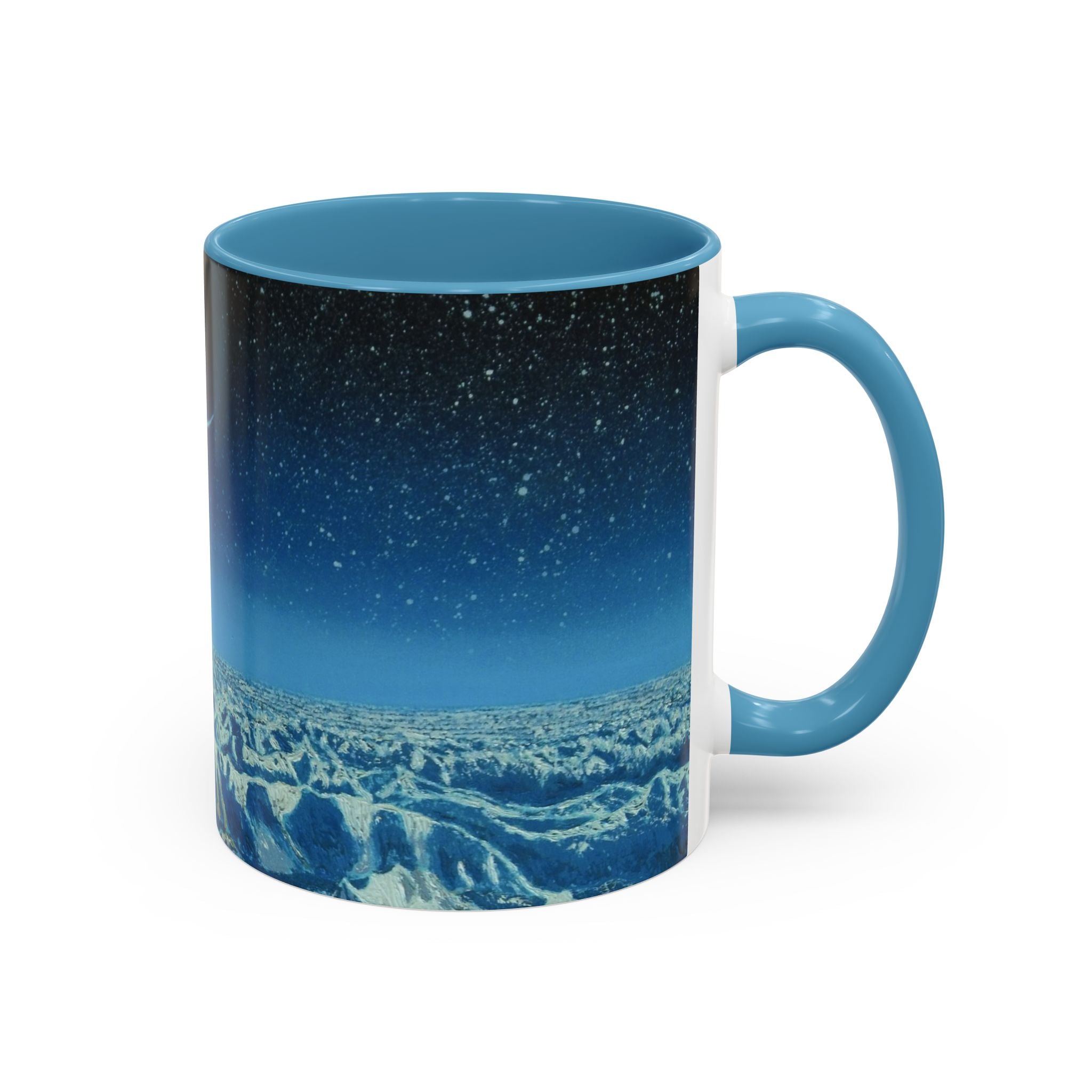 Celestial Night Coffee Mug — Moonlit Landscape Accent Mug