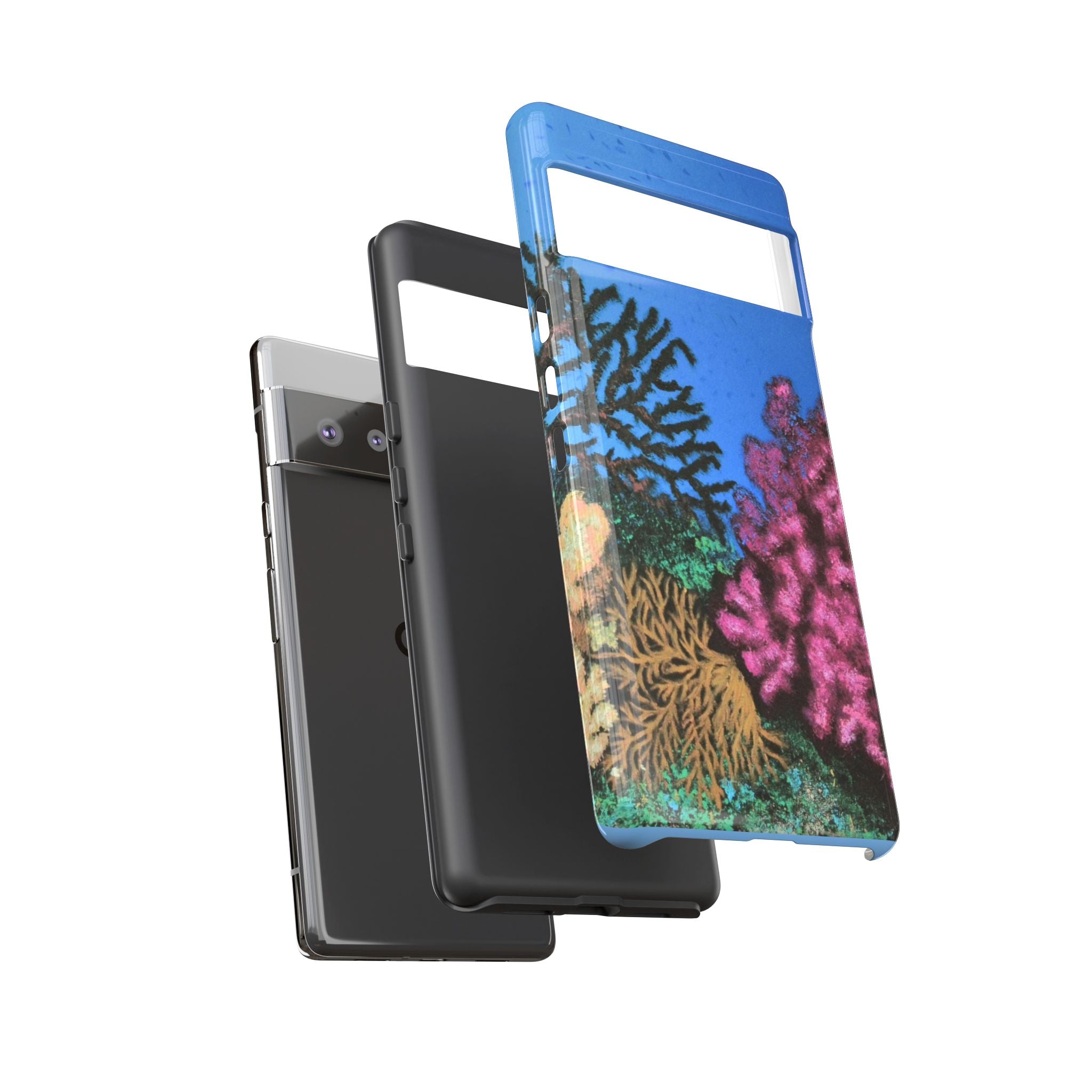 Coral Reef Tough Phone Case — Underwater Ocean Art iPhone Protector