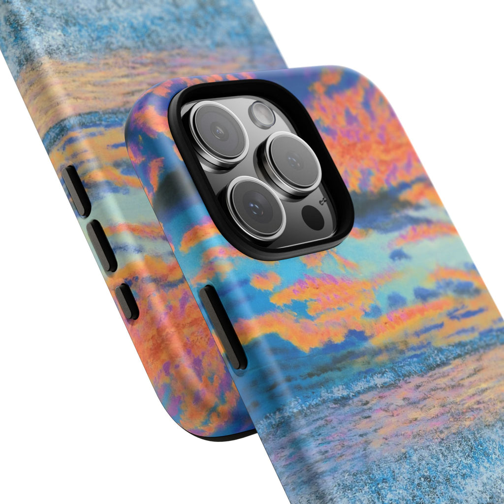 Beach Sunset Phone Case — Tropical Ocean Waves Protective iPhone Cover