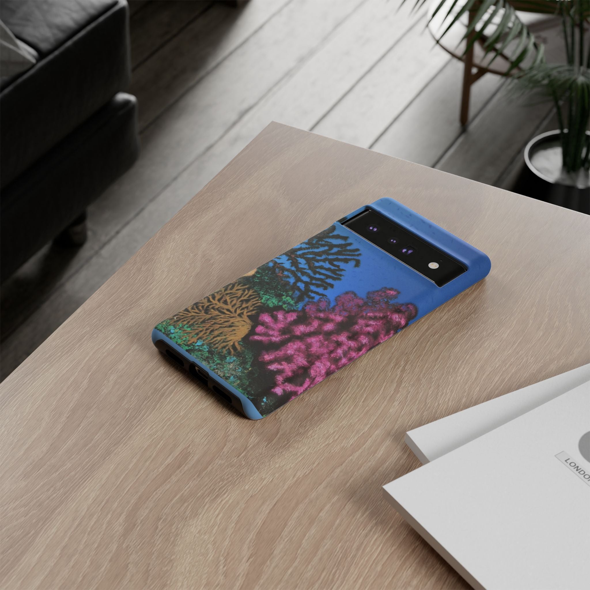 Coral Reef Tough Phone Case — Underwater Ocean Art iPhone Protector