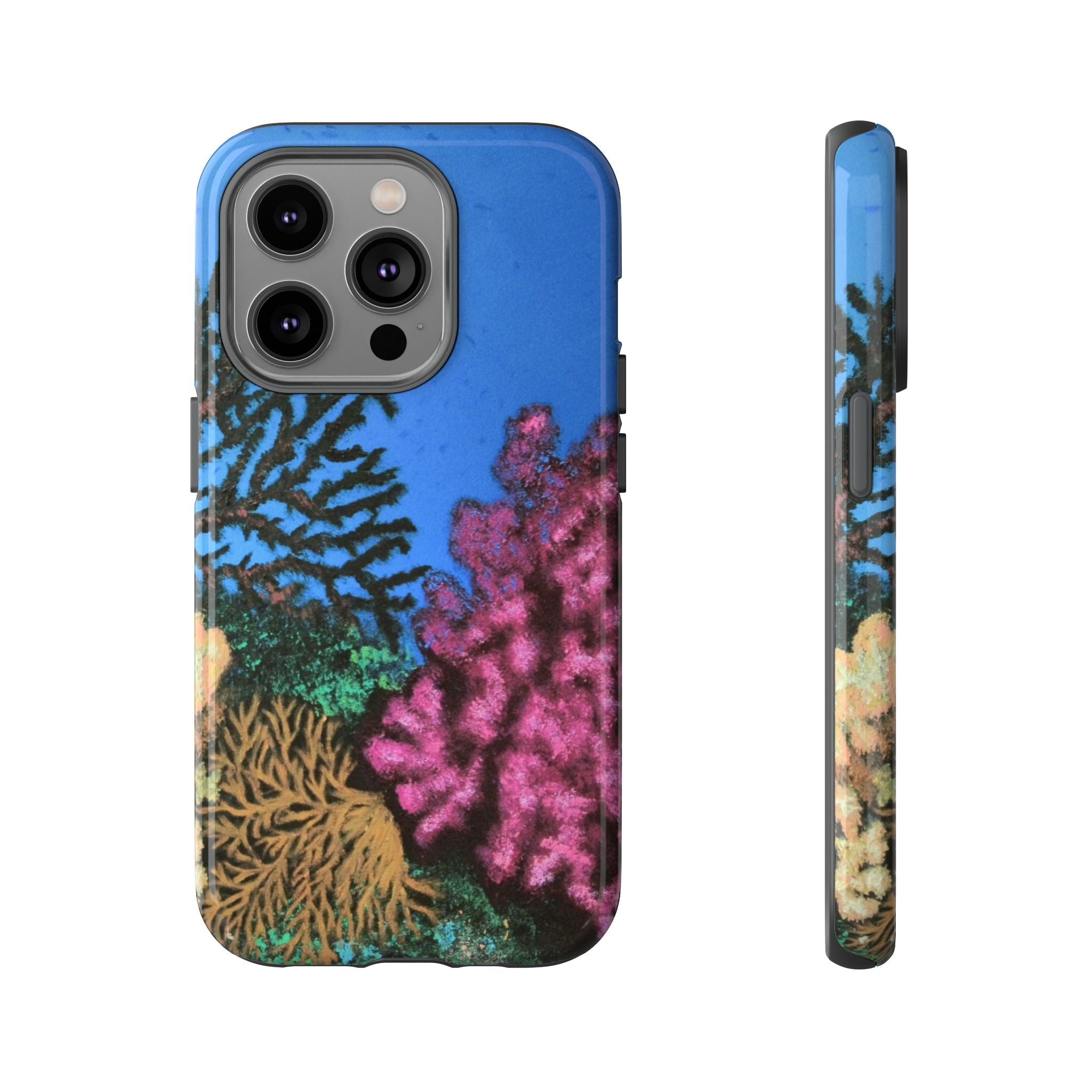 Coral Reef Tough Phone Case — Underwater Ocean Art iPhone Protector