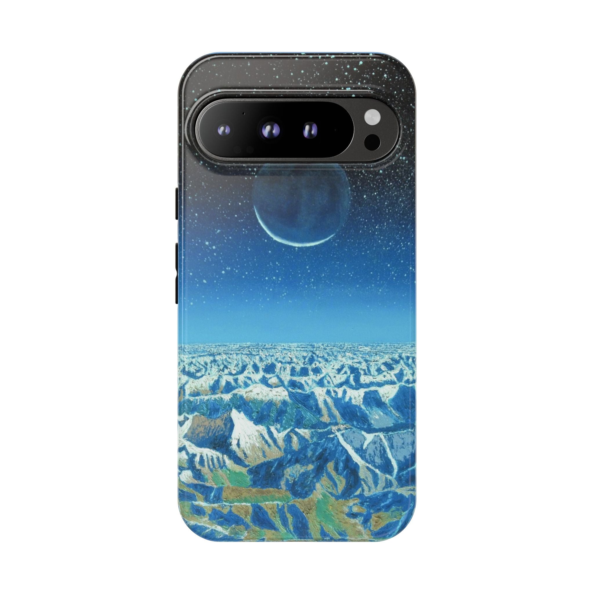 Moon- Himalayas Phone Case — Night Sky Crescent Moon Protective Tough Case