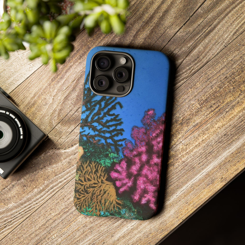 Coral Reef Tough Phone Case — Underwater Ocean Art iPhone Protector