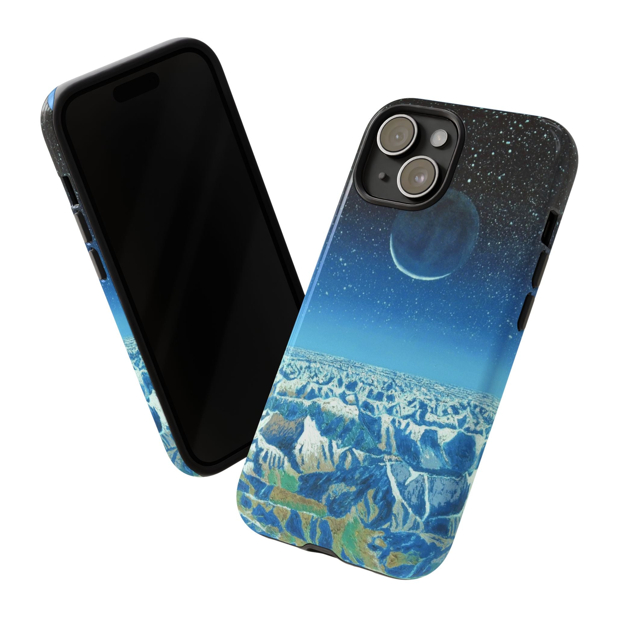 Moon- Himalayas Phone Case — Night Sky Crescent Moon Protective Tough Case