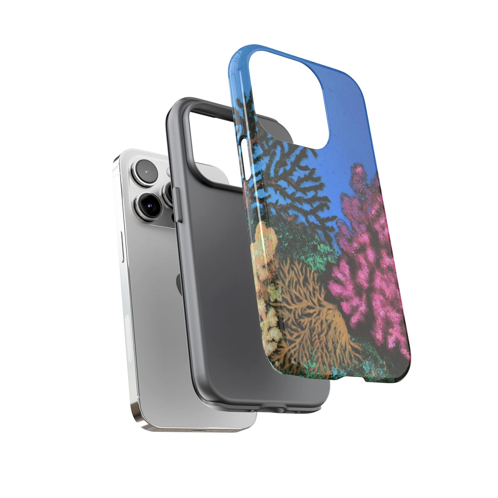 Coral Reef Tough Phone Case — Underwater Ocean Art iPhone Protector