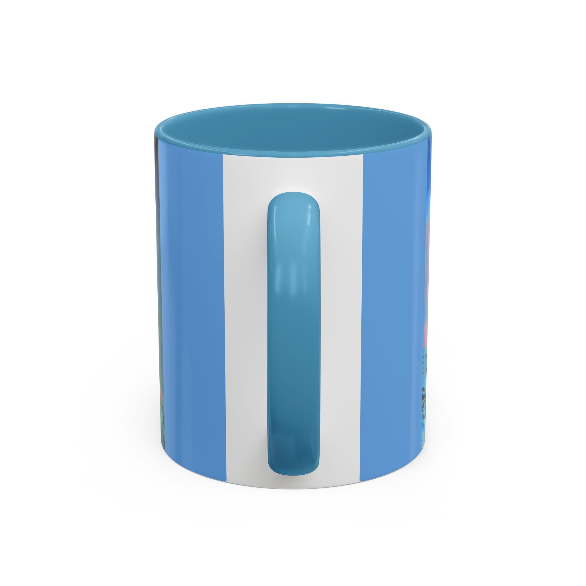 Mountain Sunrise Accent Coffee Mug — Scenic Alpine Art 11/15oz