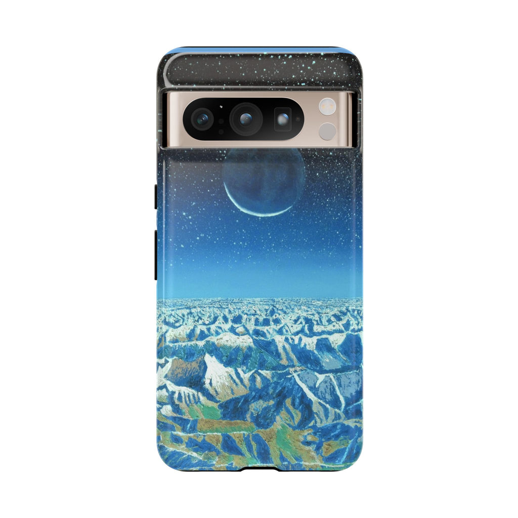 Moon- Himalayas Phone Case — Night Sky Crescent Moon Protective Tough Case
