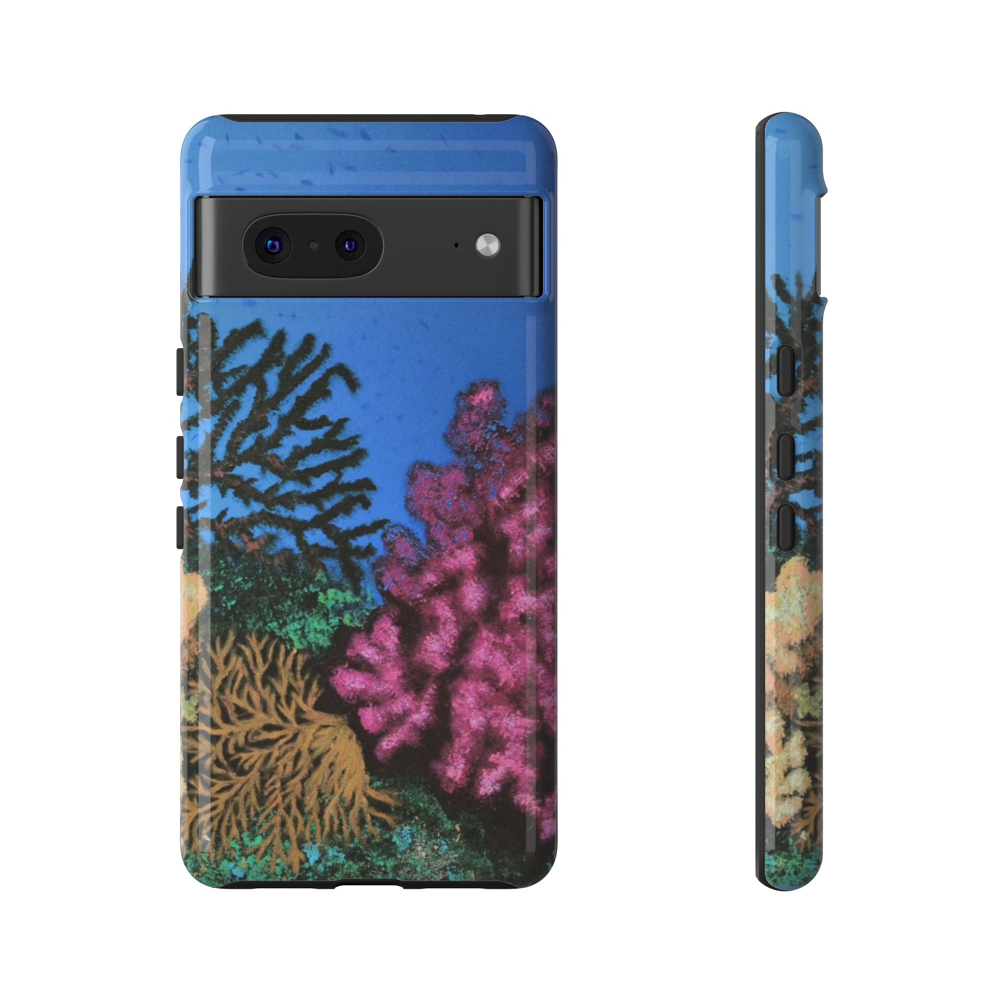 Coral Reef Tough Phone Case — Underwater Ocean Art iPhone Protector
