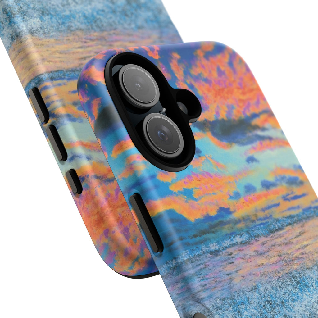 Beach Sunset Phone Case — Tropical Ocean Waves Protective iPhone Cover