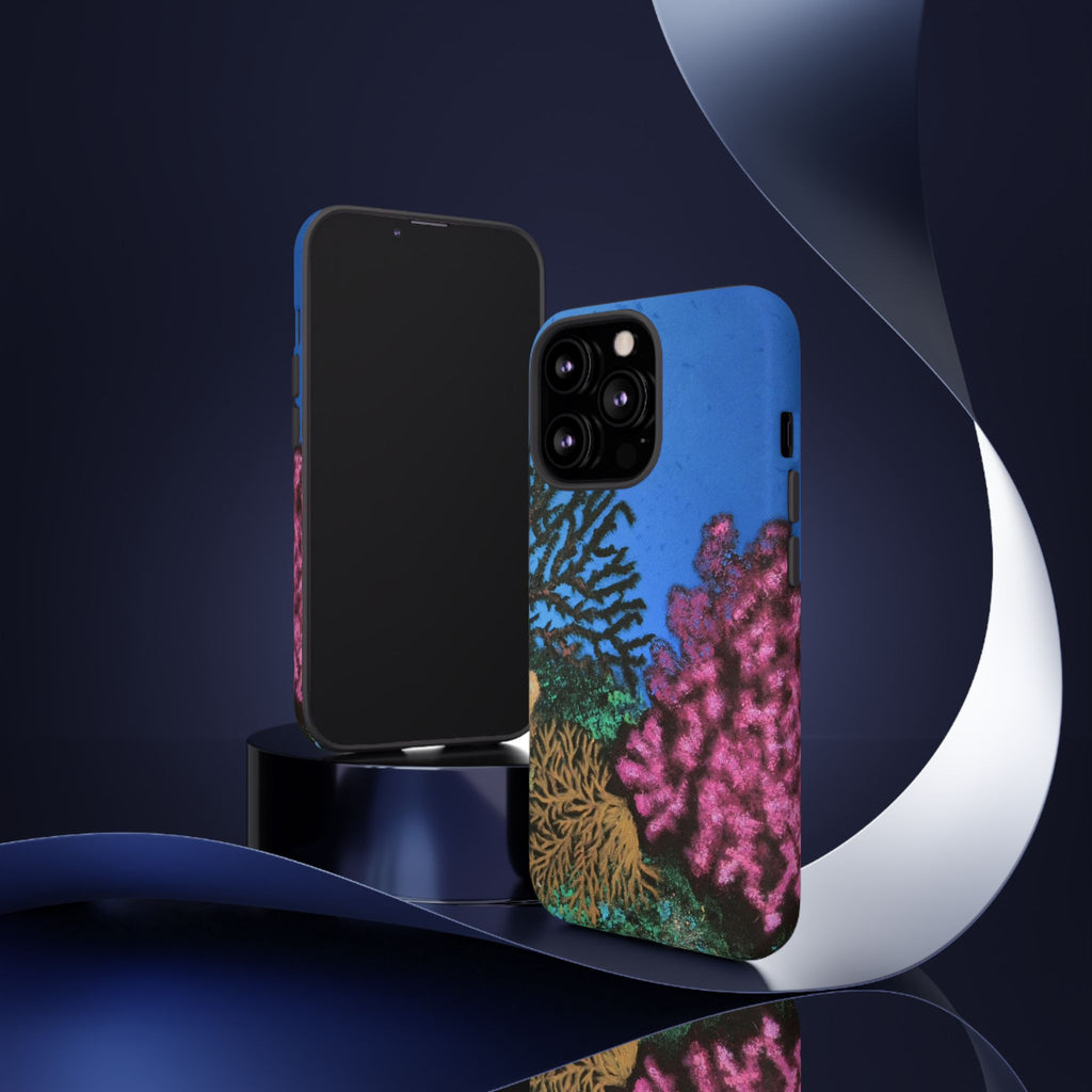 Coral Reef Tough Phone Case — Underwater Ocean Art iPhone Protector