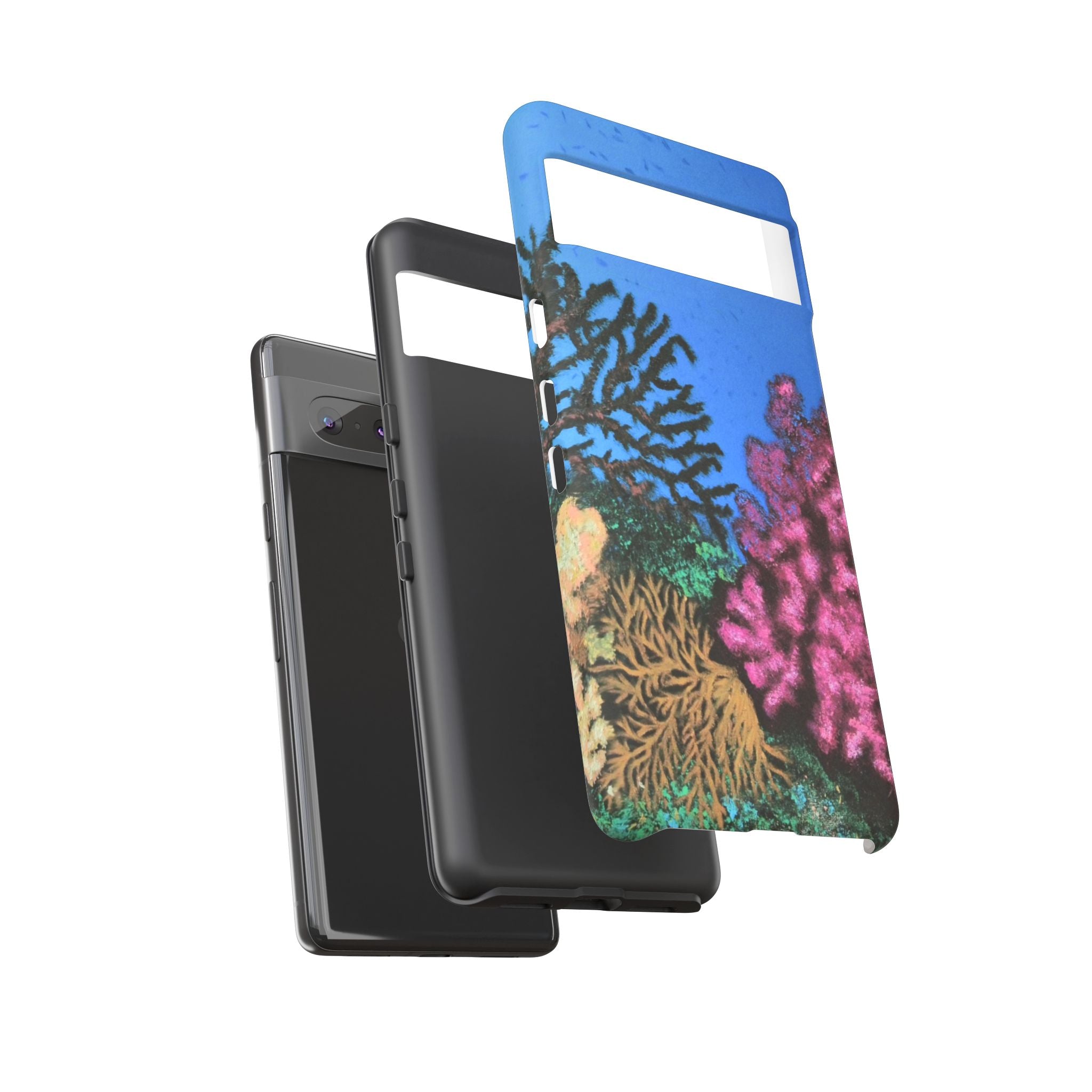 Coral Reef Tough Phone Case — Underwater Ocean Art iPhone Protector