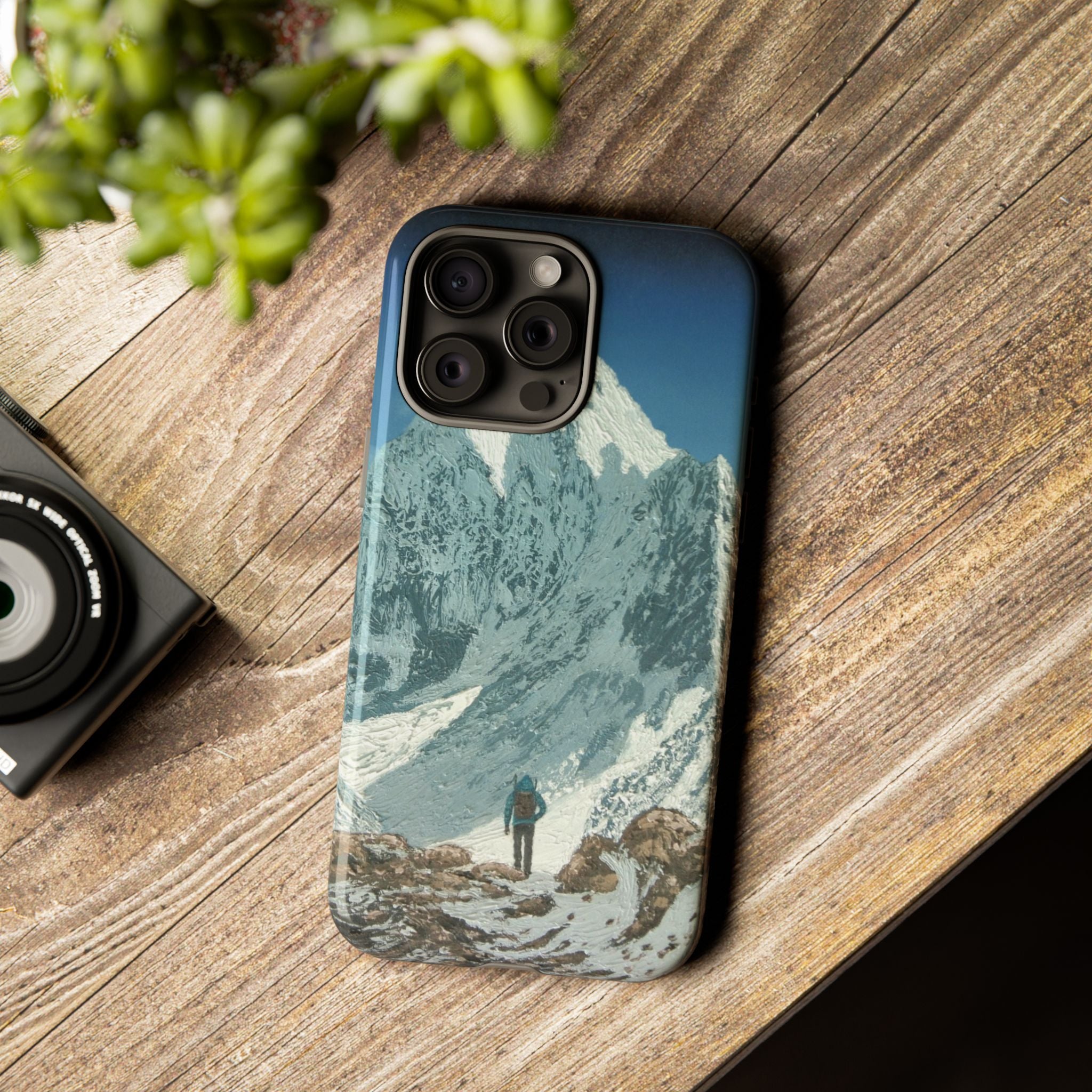 Mountain Hike Phone Case — Snow Peak Adventure Protective Cover