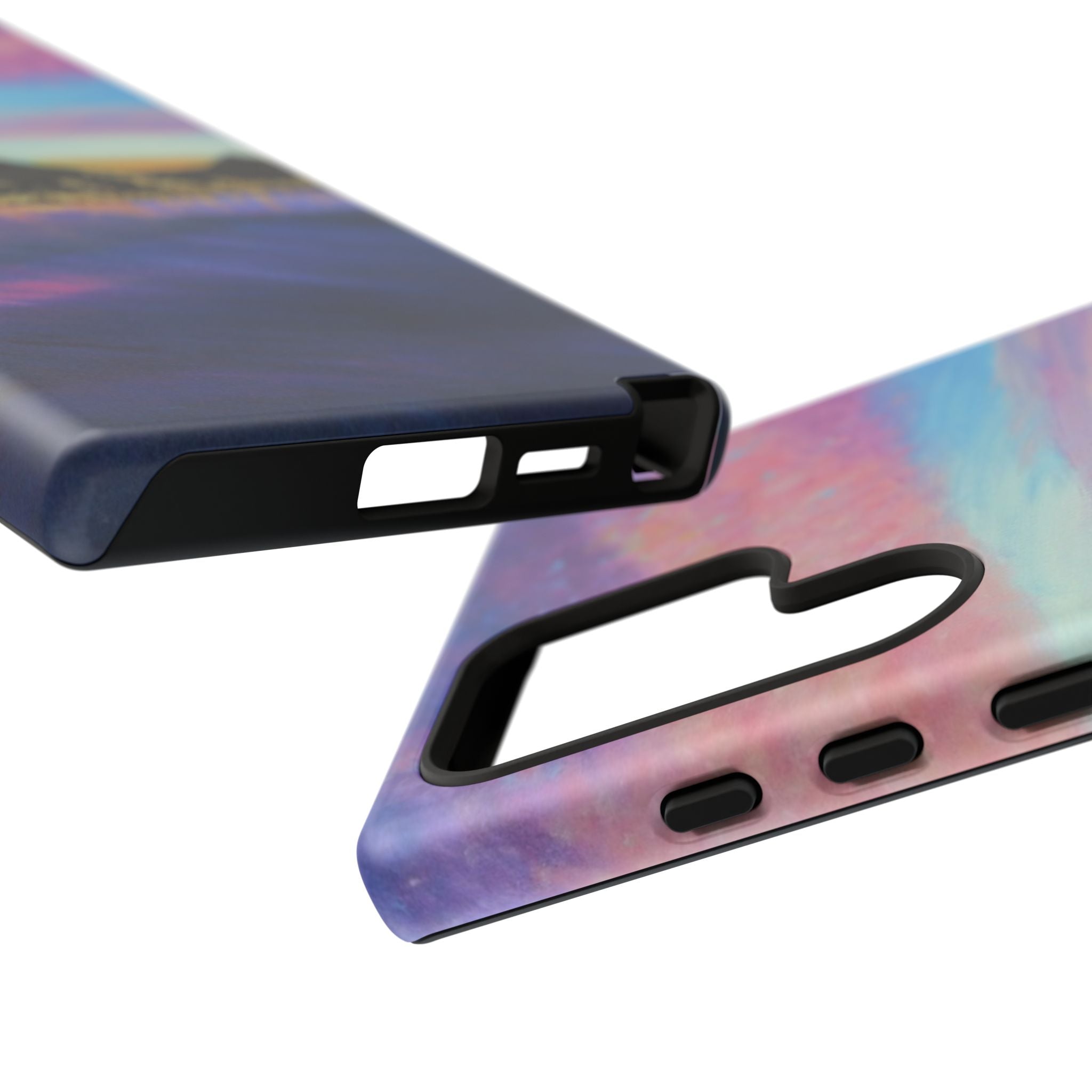 Sunset Mountain Landscape Phone Case — Colorful Sky Tough Case
