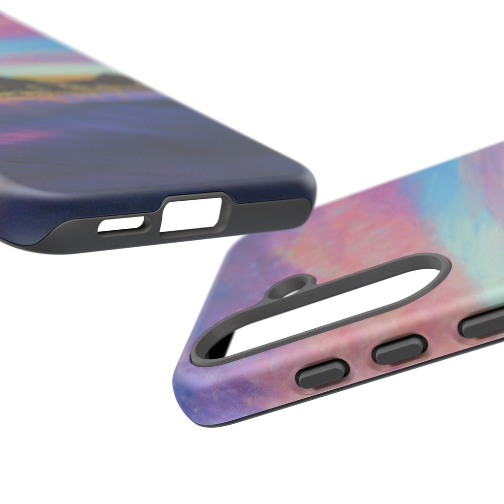 Sunset Mountain Landscape Phone Case — Colorful Sky Tough Case