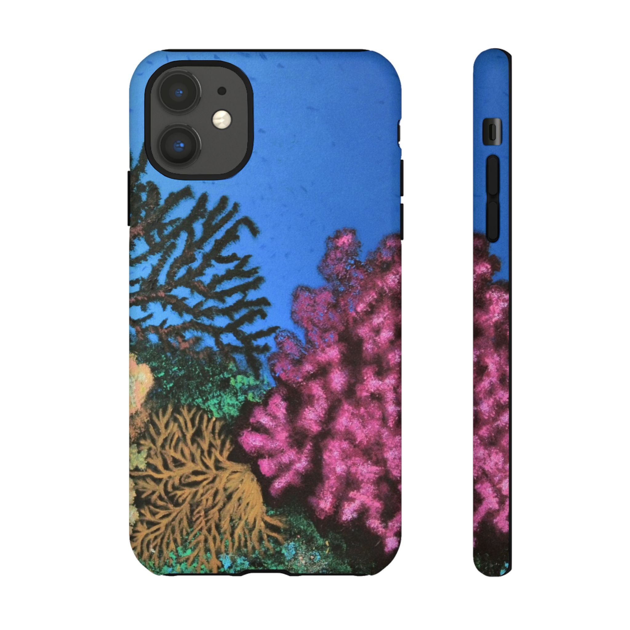 Coral Reef Tough Phone Case — Underwater Ocean Art iPhone Protector