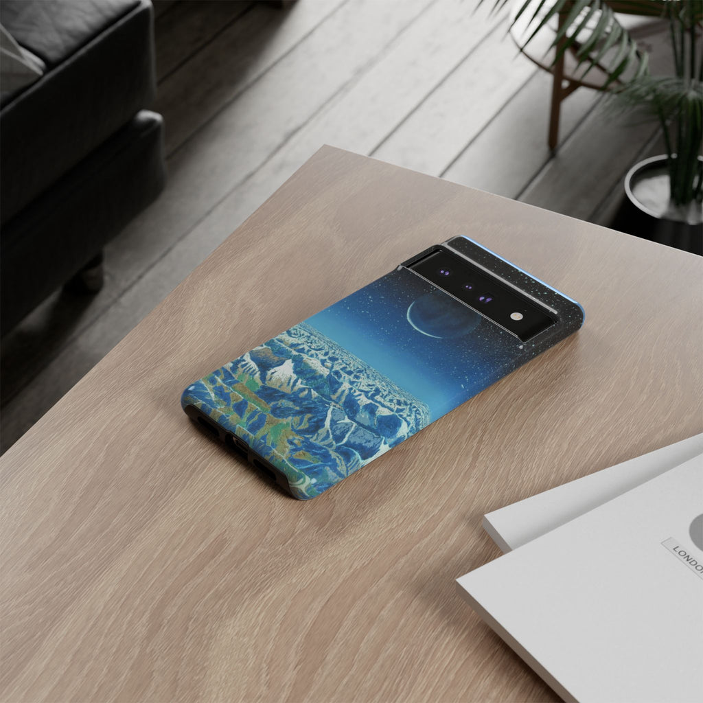 Moon- Himalayas Phone Case — Night Sky Crescent Moon Protective Tough Case
