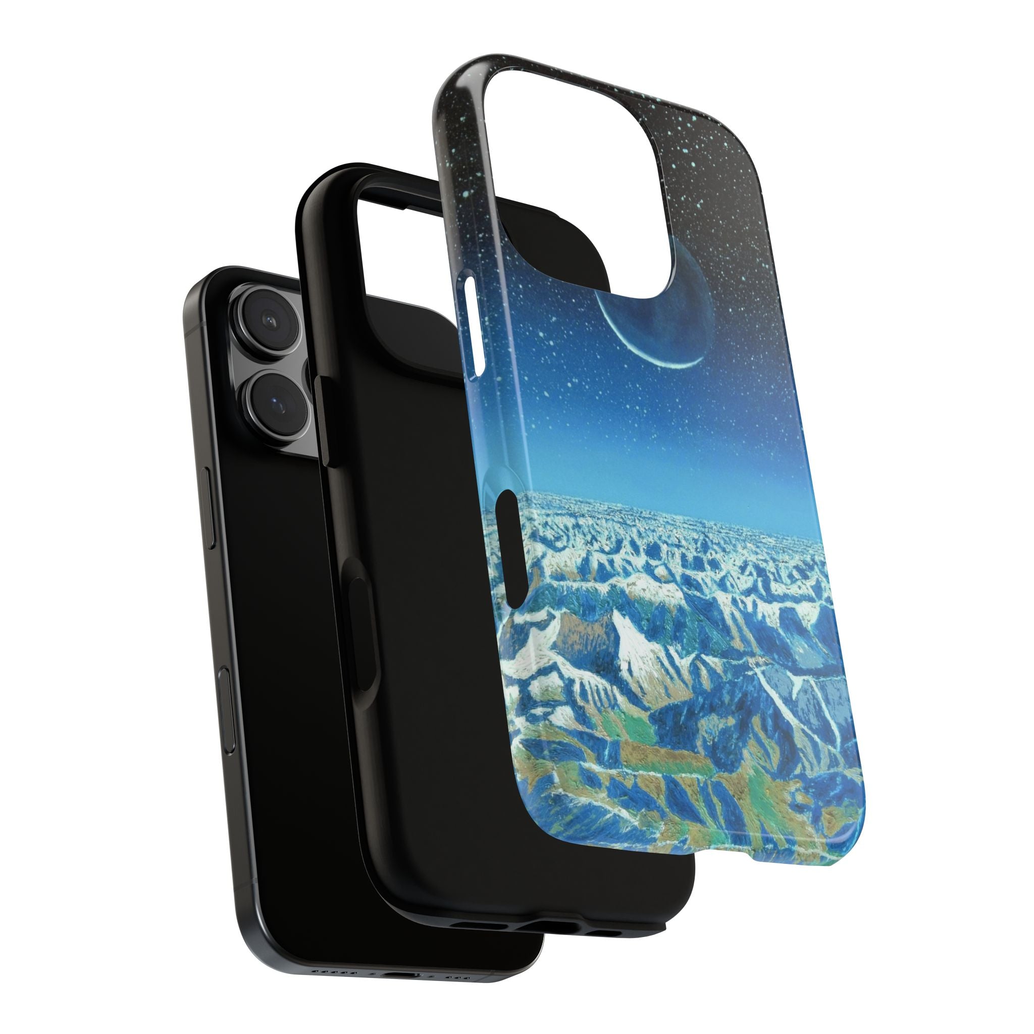 Moon- Himalayas Phone Case — Night Sky Crescent Moon Protective Tough Case
