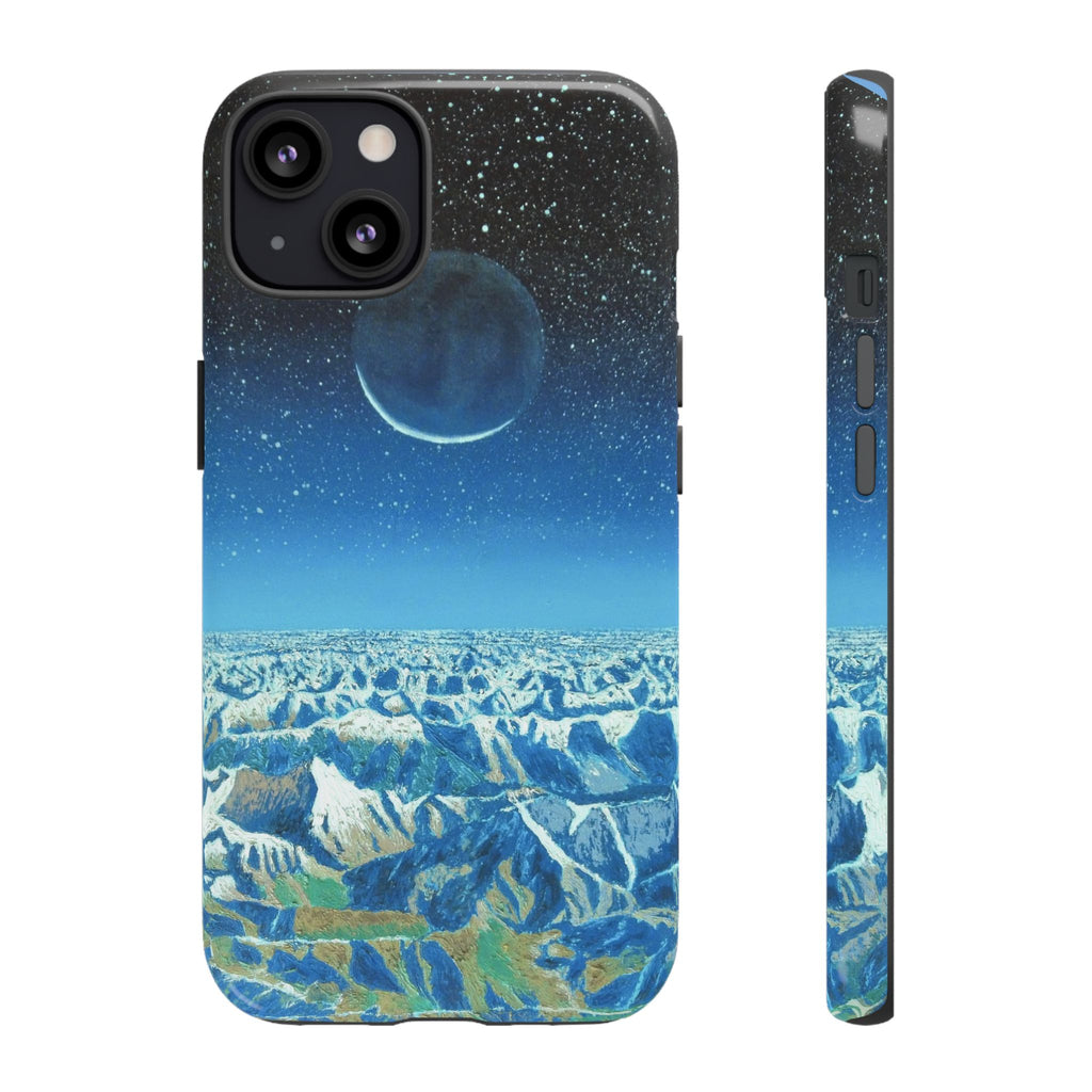 Moon- Himalayas Phone Case — Night Sky Crescent Moon Protective Tough Case