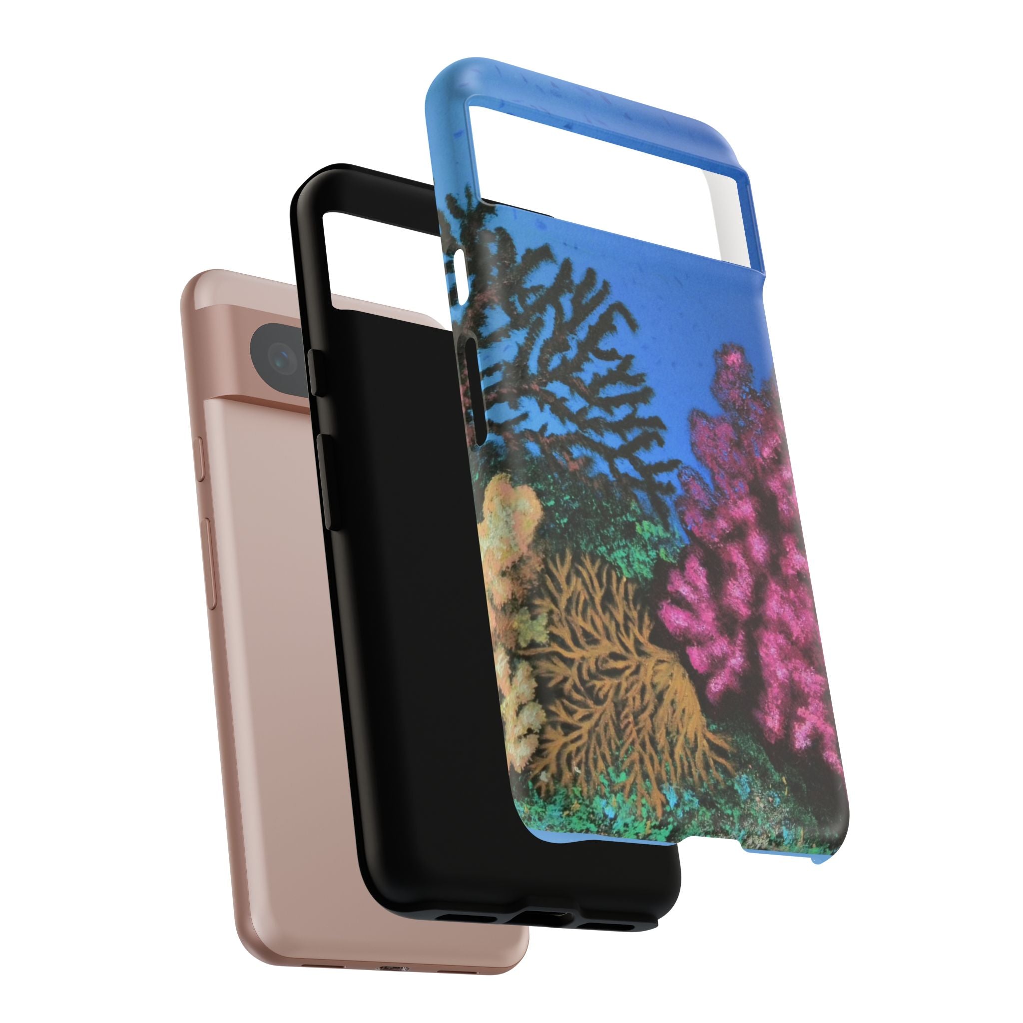 Coral Reef Tough Phone Case — Underwater Ocean Art iPhone Protector