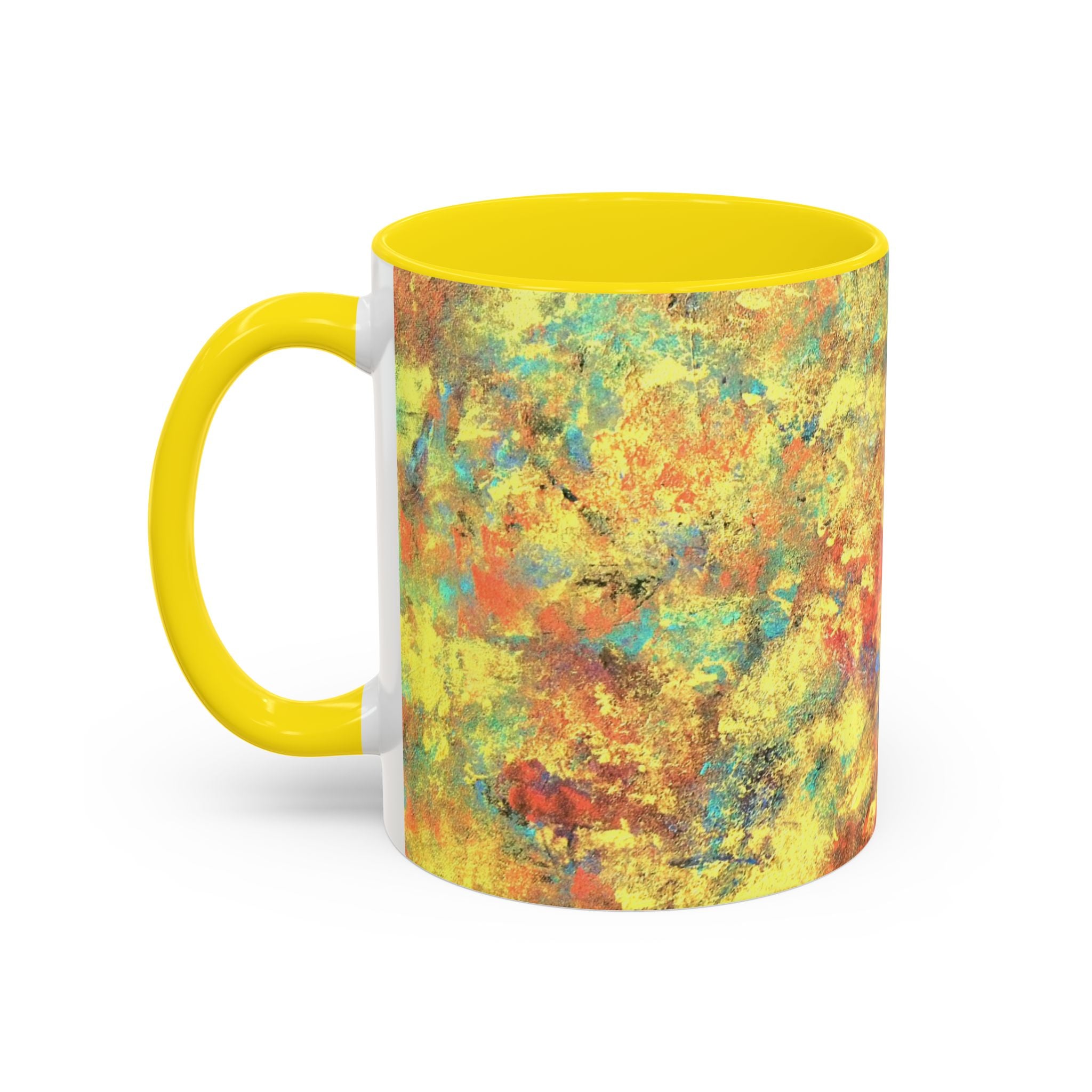 Abstract Autumn Swirl Coffee Mug — Colorful Fall Accent 11/15oz