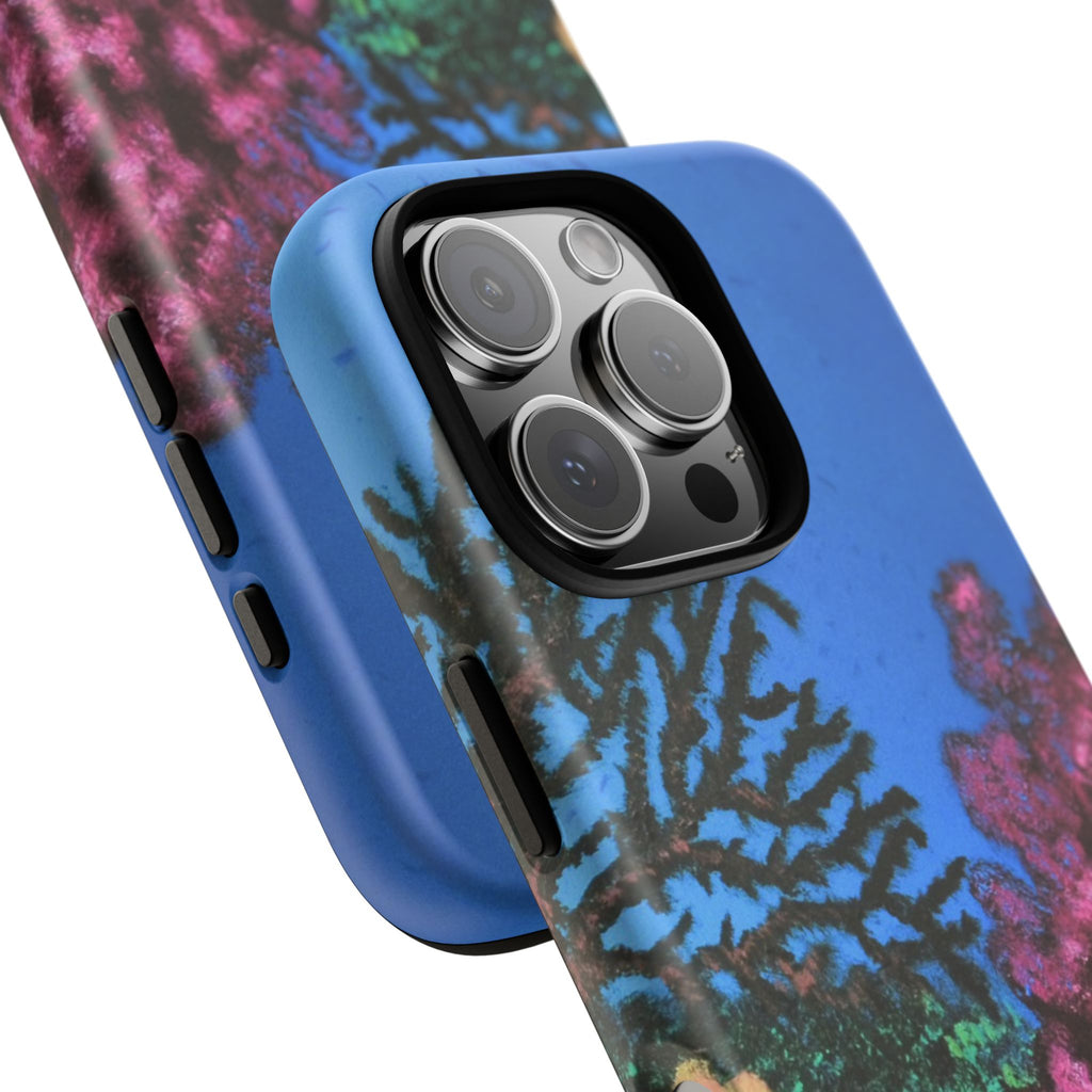 Coral Reef Tough Phone Case — Underwater Ocean Art iPhone Protector