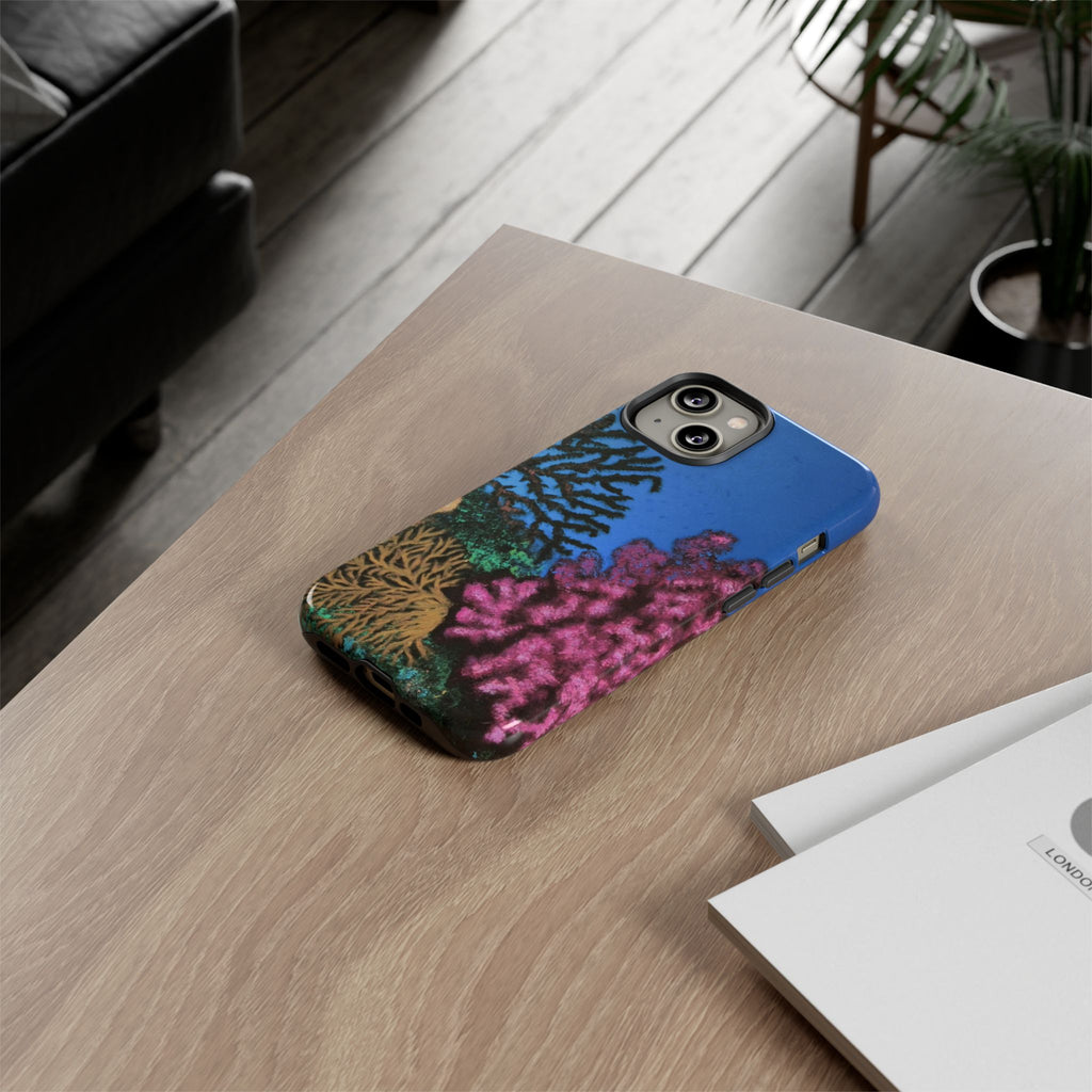 Coral Reef Tough Phone Case — Underwater Ocean Art iPhone Protector