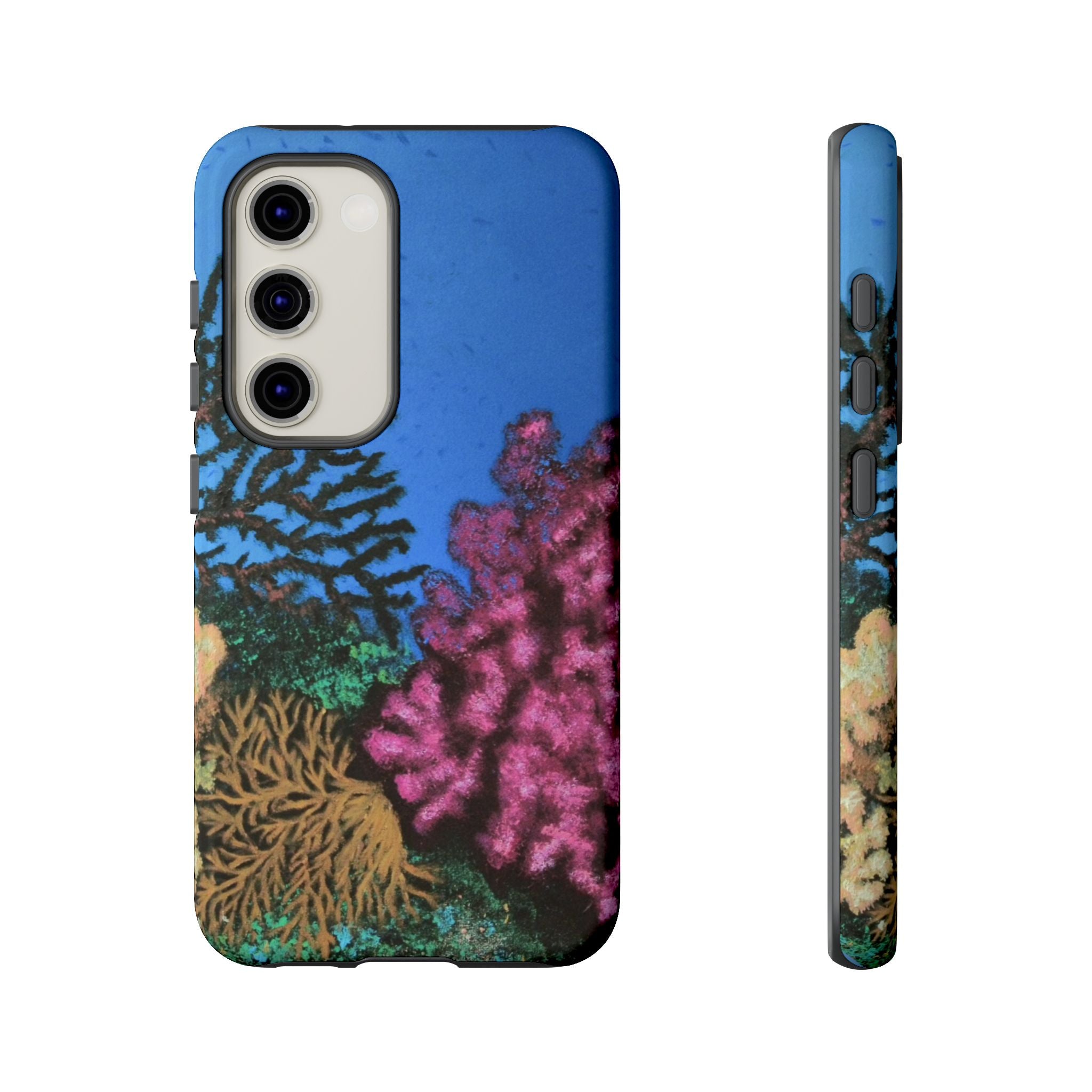 Coral Reef Tough Phone Case — Underwater Ocean Art iPhone Protector