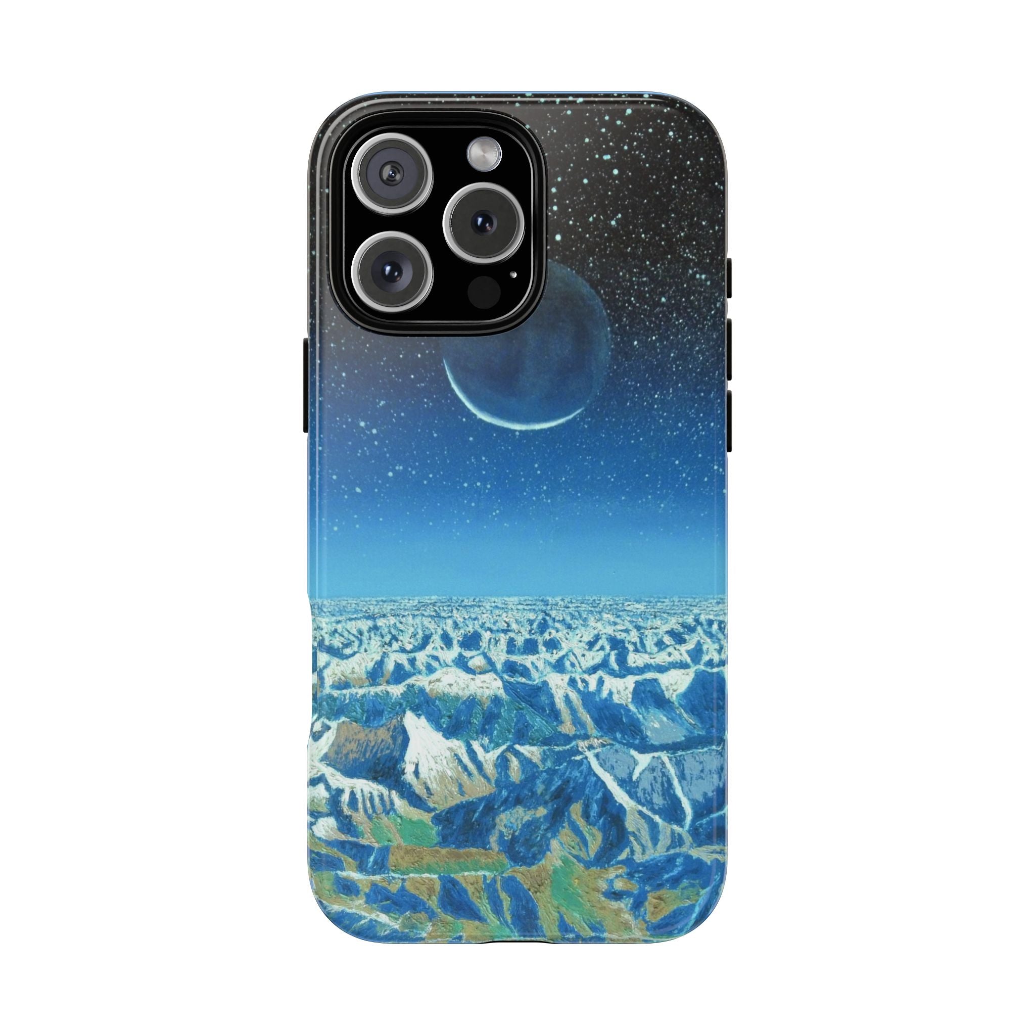 Moon- Himalayas Phone Case — Night Sky Crescent Moon Protective Tough Case