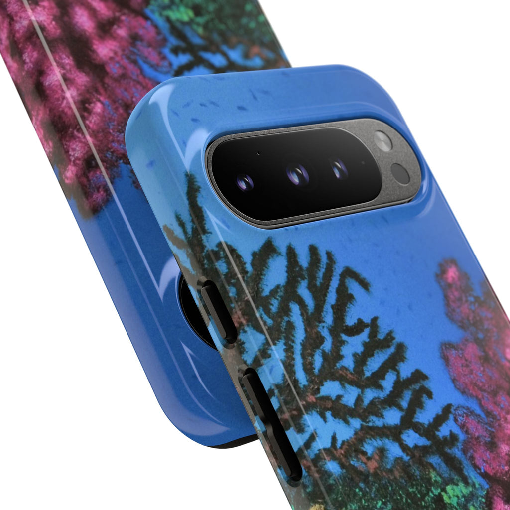 Coral Reef Tough Phone Case — Underwater Ocean Art iPhone Protector