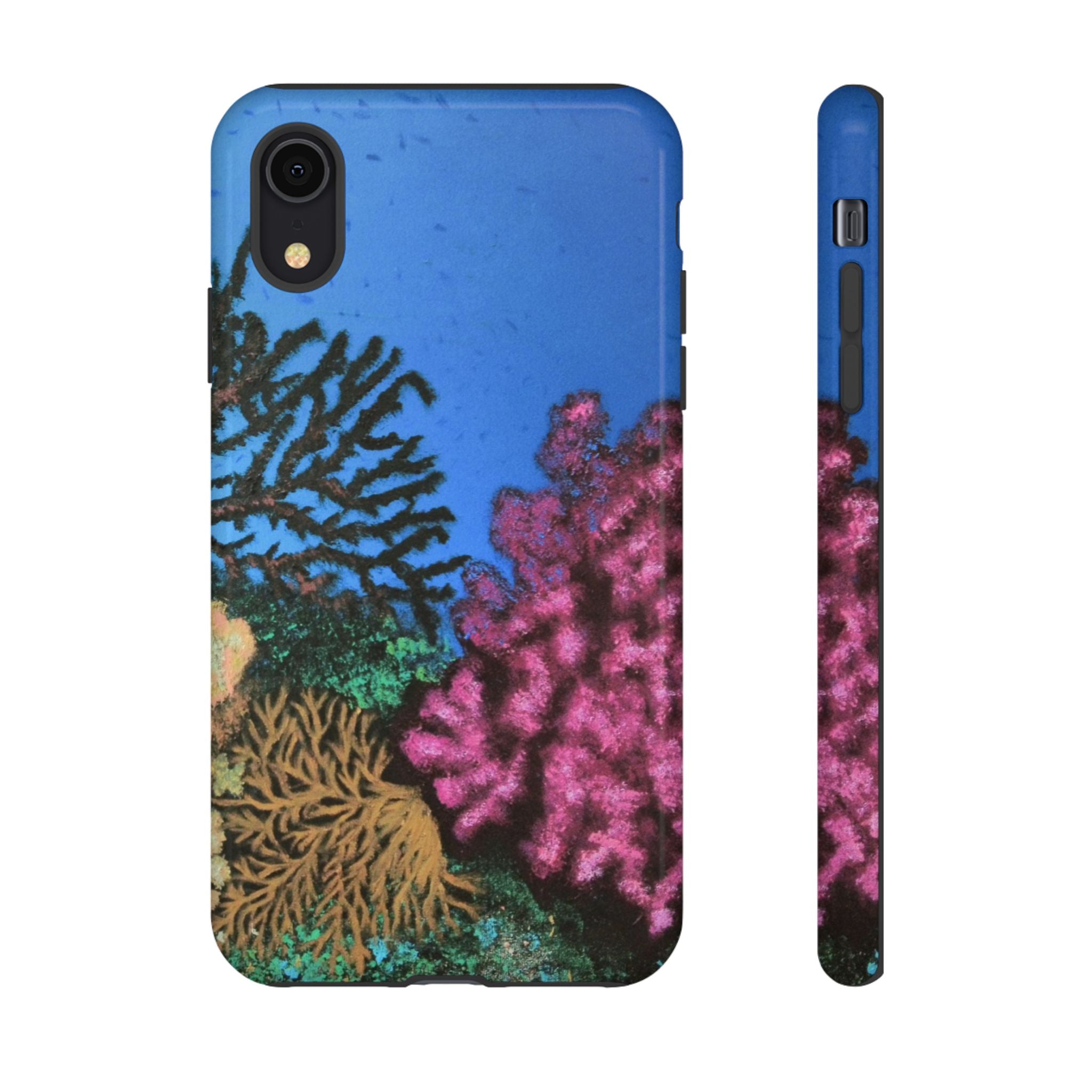 Coral Reef Tough Phone Case — Underwater Ocean Art iPhone Protector
