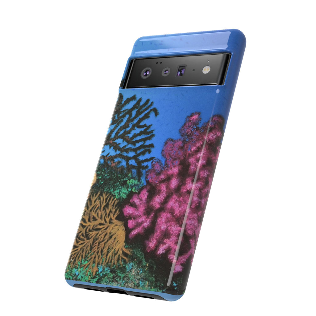 Coral Reef Tough Phone Case — Underwater Ocean Art iPhone Protector