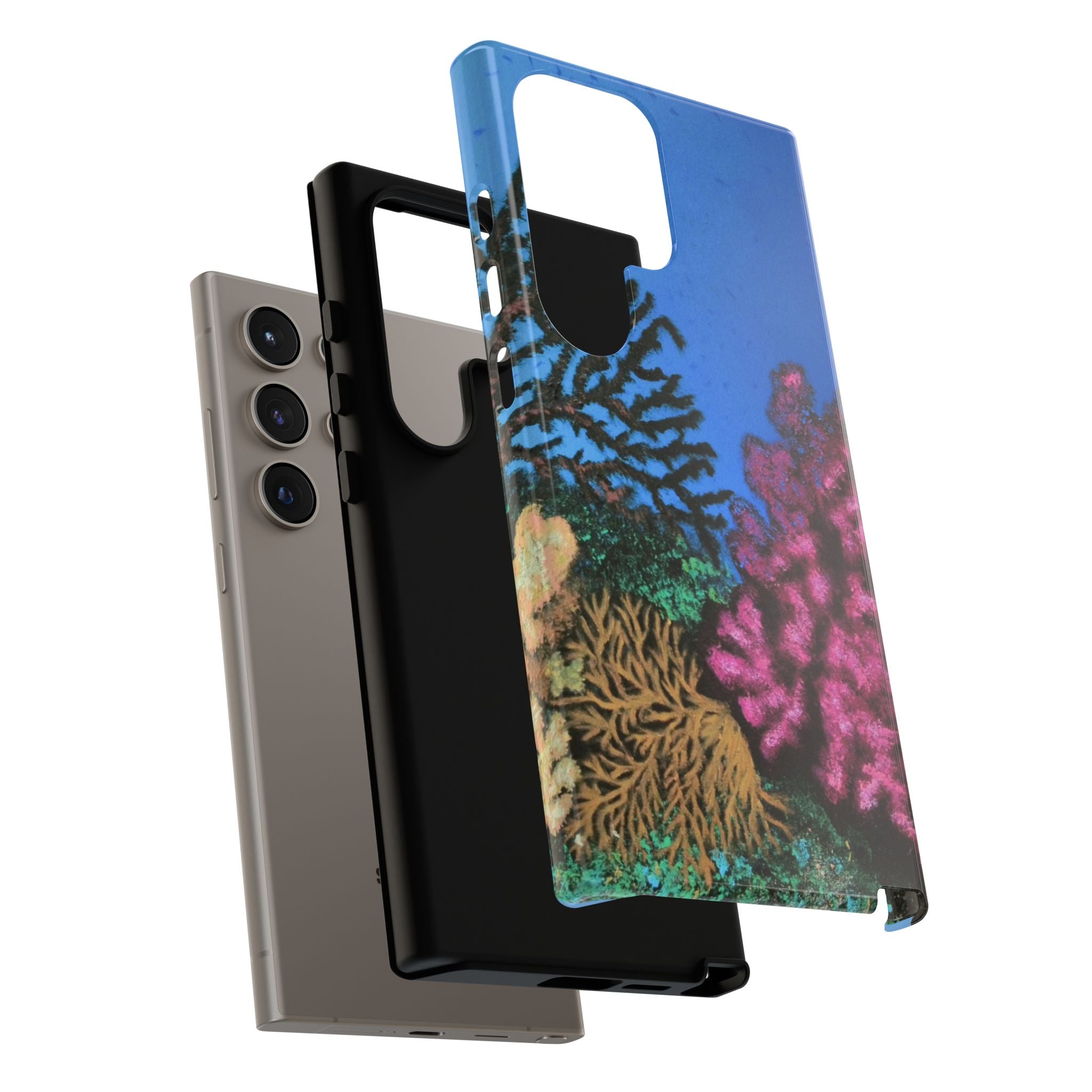 Coral Reef Tough Phone Case — Underwater Ocean Art iPhone Protector