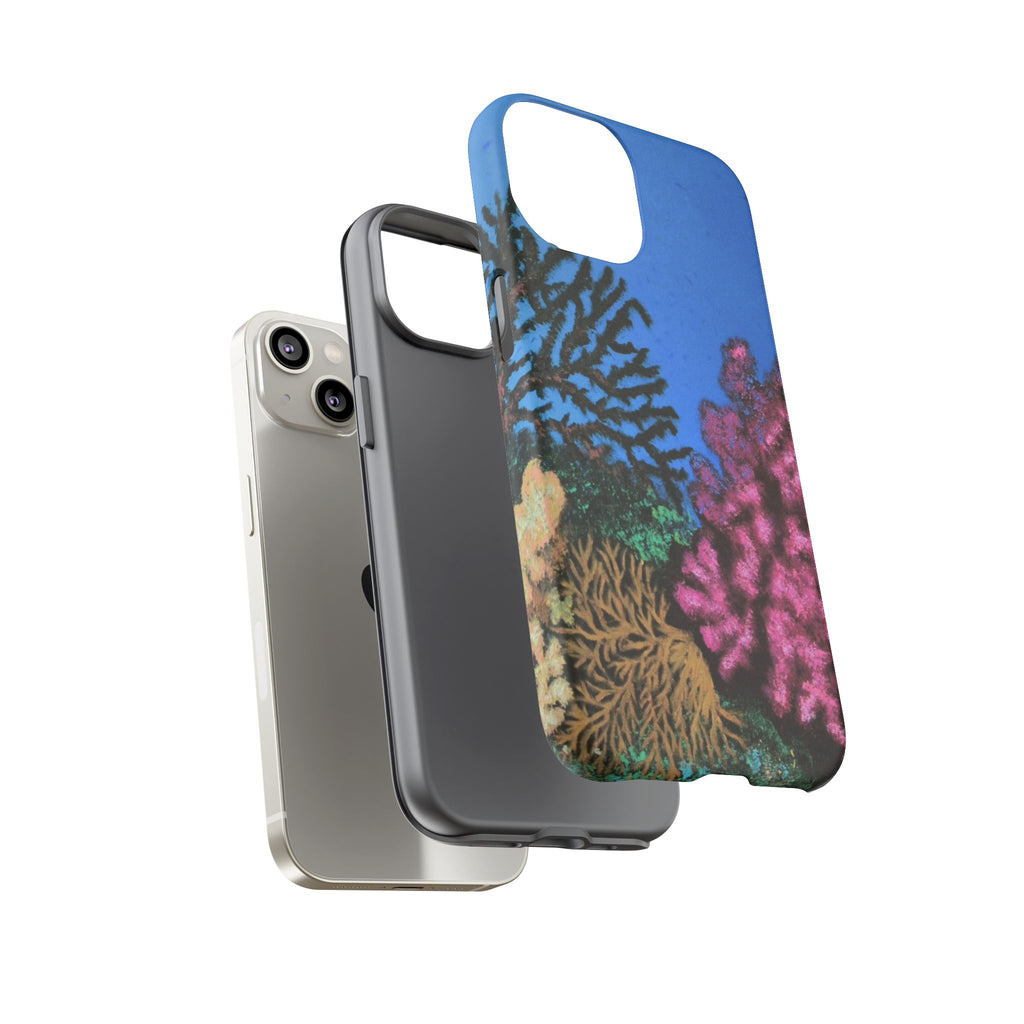 Coral Reef Tough Phone Case — Underwater Ocean Art iPhone Protector