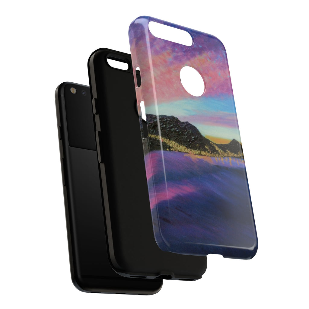 Sunset Mountain Landscape Phone Case — Colorful Sky Tough Case