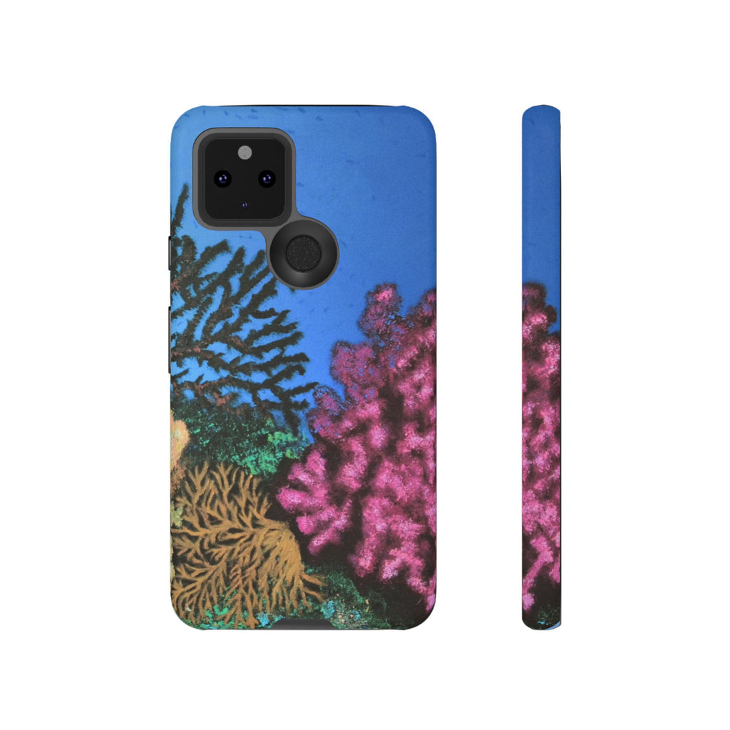 Coral Reef Tough Phone Case — Underwater Ocean Art iPhone Protector