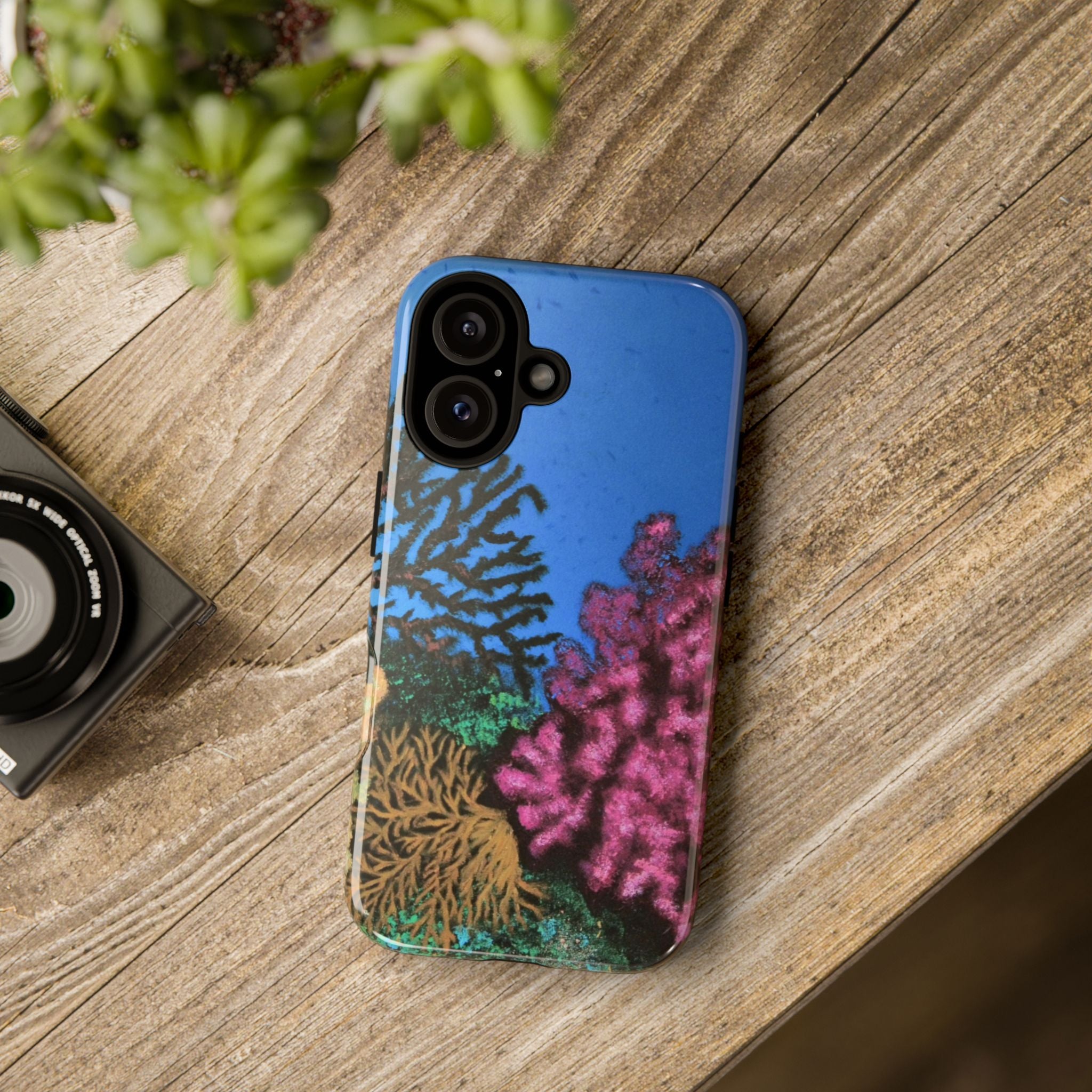 Coral Reef Tough Phone Case — Underwater Ocean Art iPhone Protector