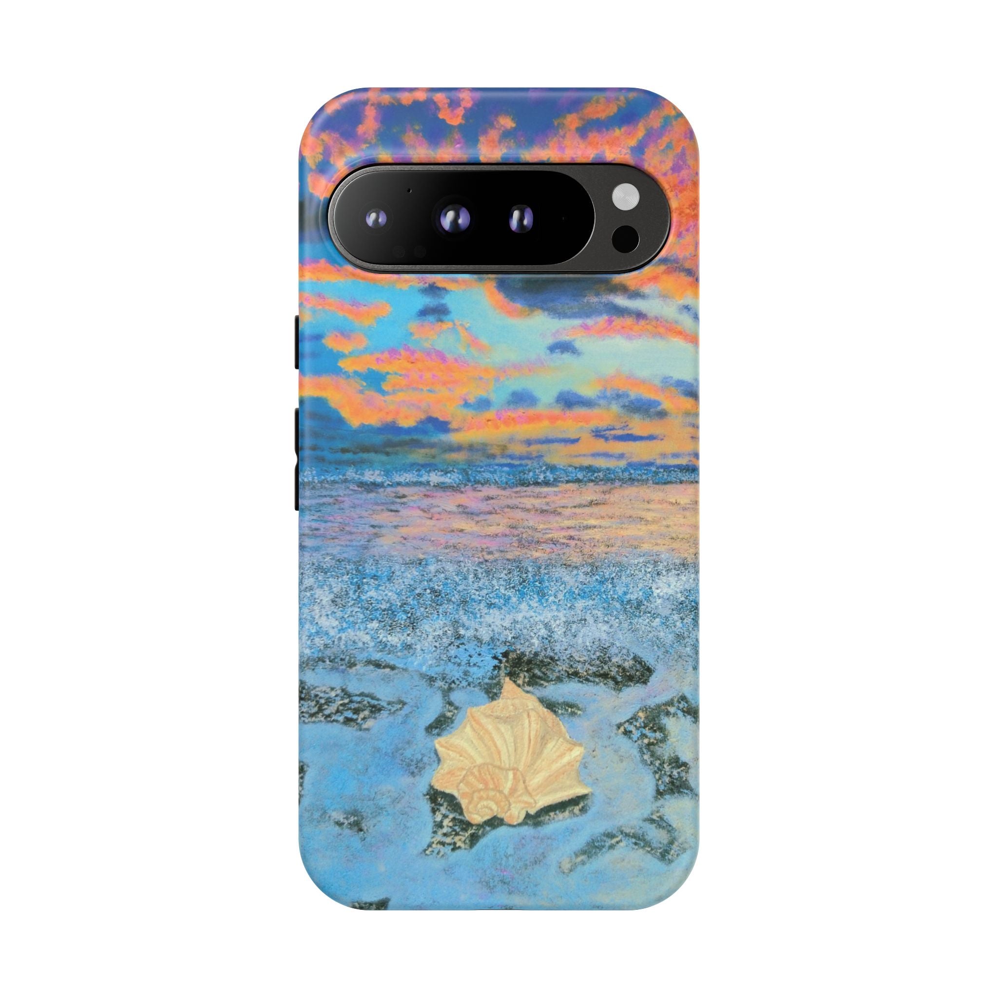 Beach Sunset Phone Case — Tropical Ocean Waves Protective iPhone Cover