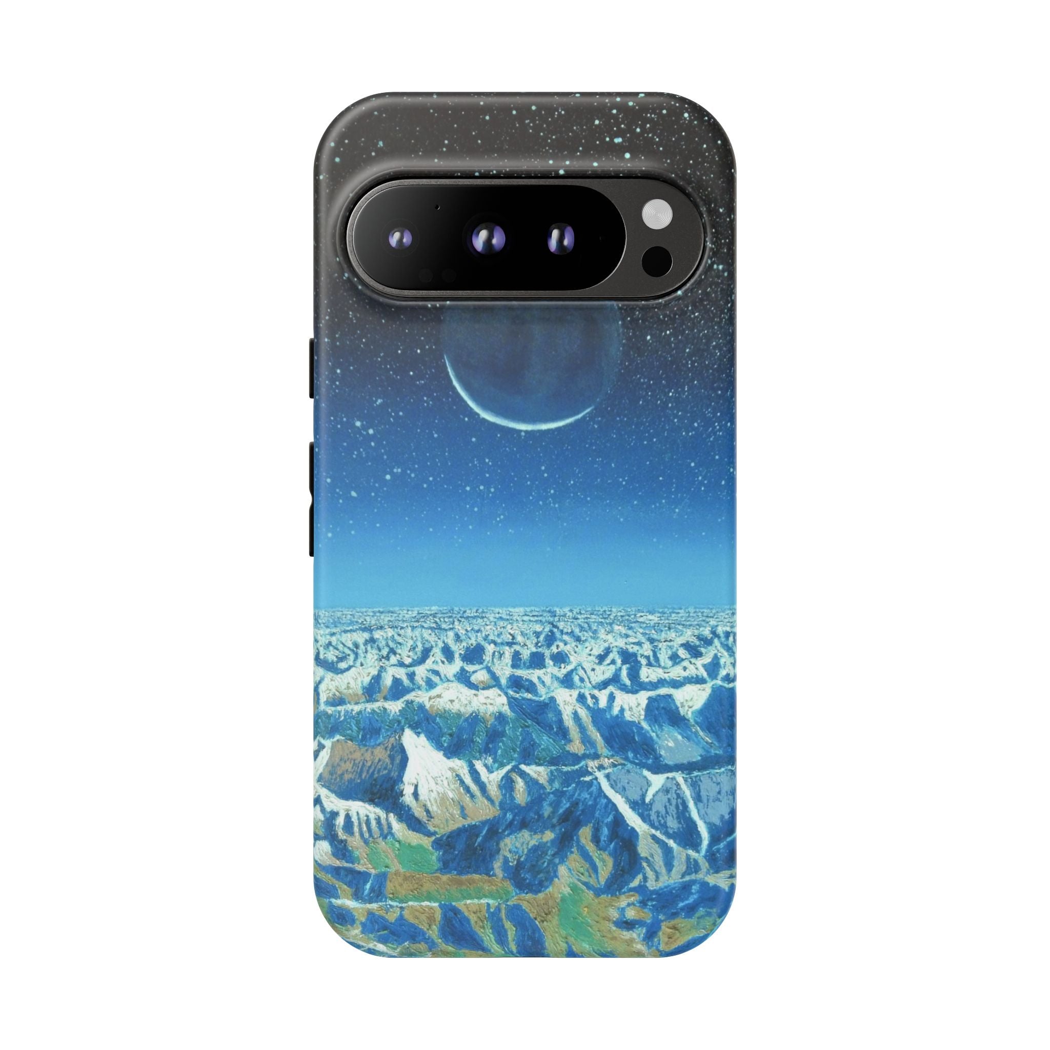 Moon- Himalayas Phone Case — Night Sky Crescent Moon Protective Tough Case