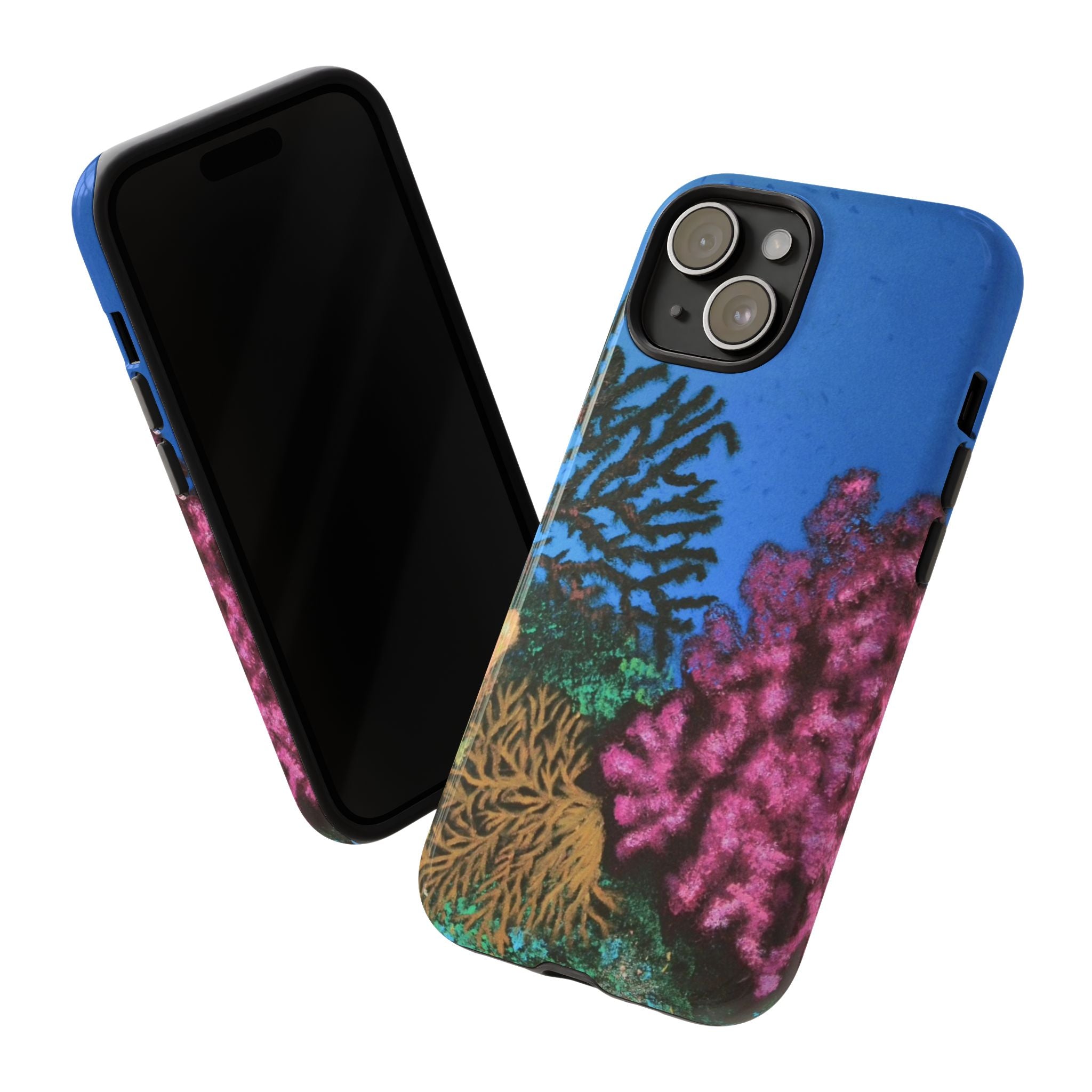 Coral Reef Tough Phone Case — Underwater Ocean Art iPhone Protector