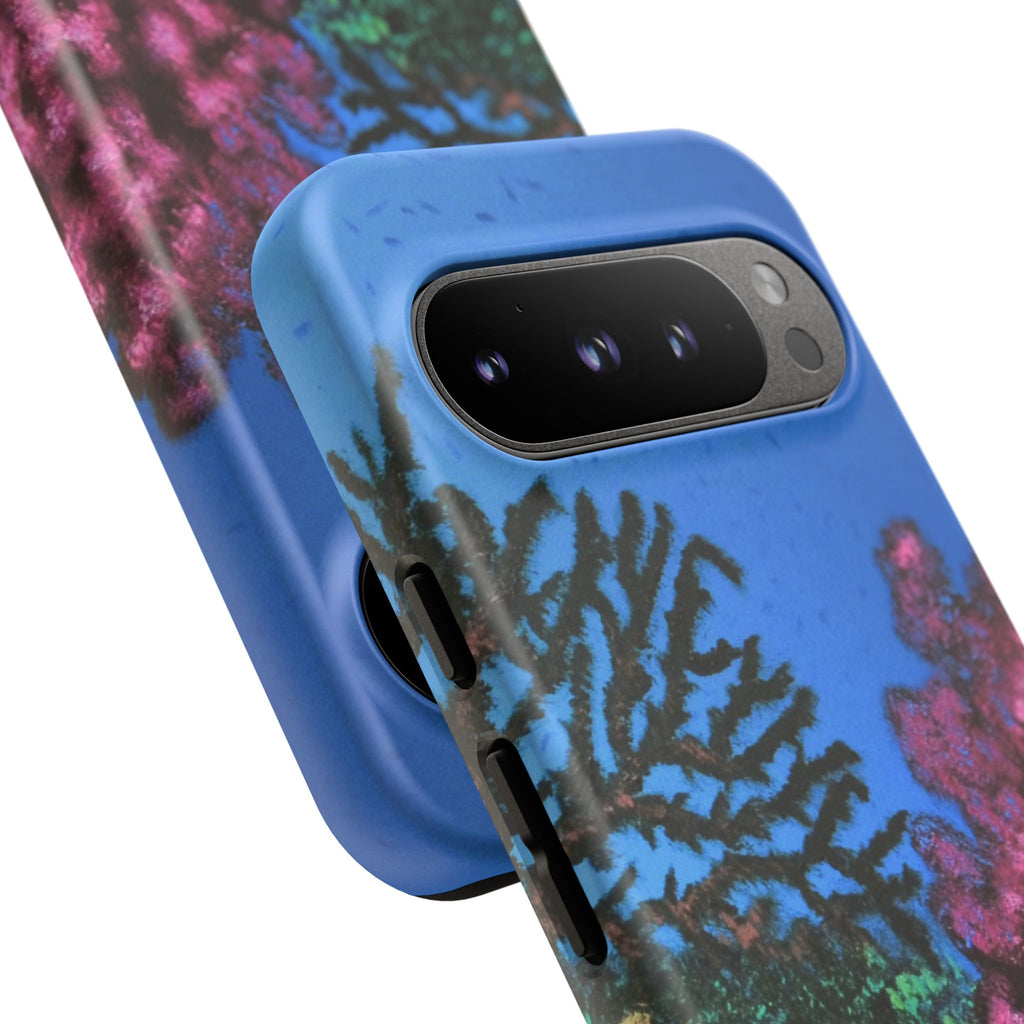 Coral Reef Tough Phone Case — Underwater Ocean Art iPhone Protector