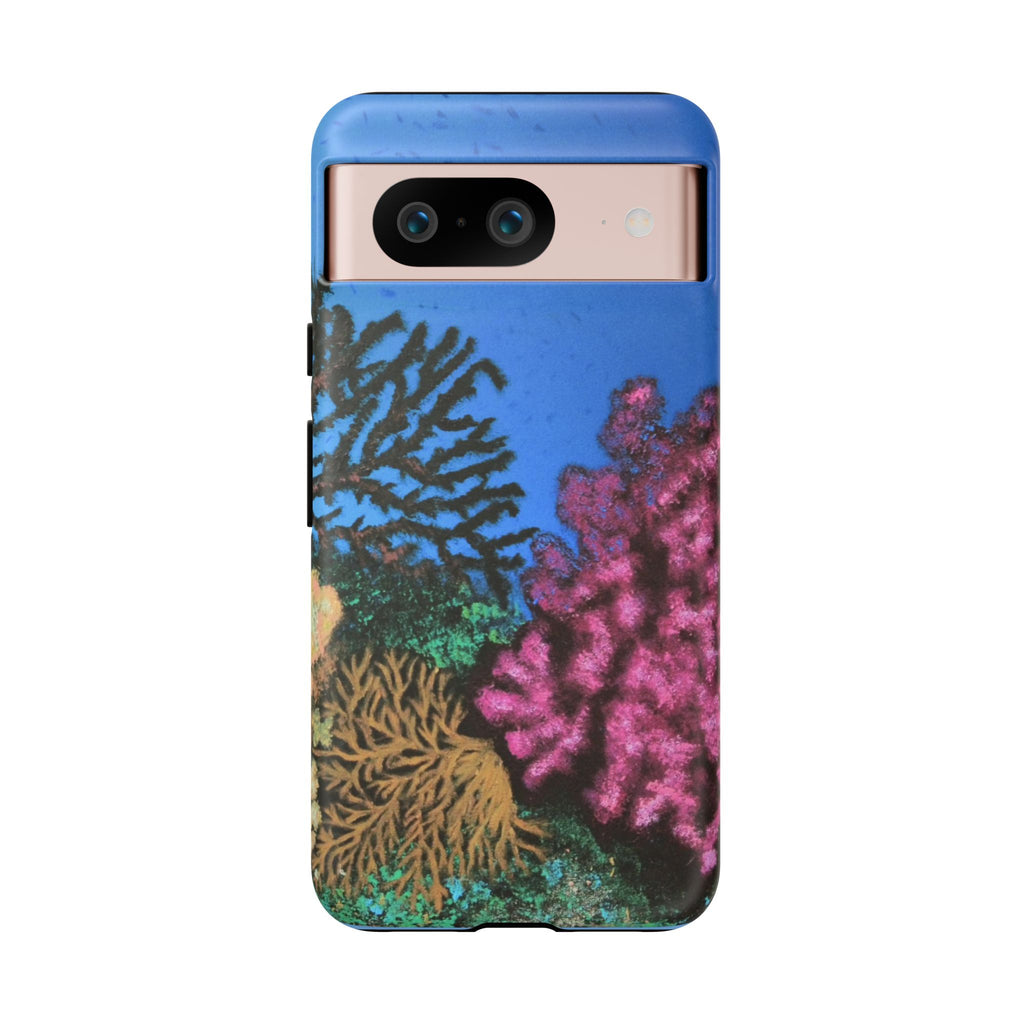 Coral Reef Tough Phone Case — Underwater Ocean Art iPhone Protector