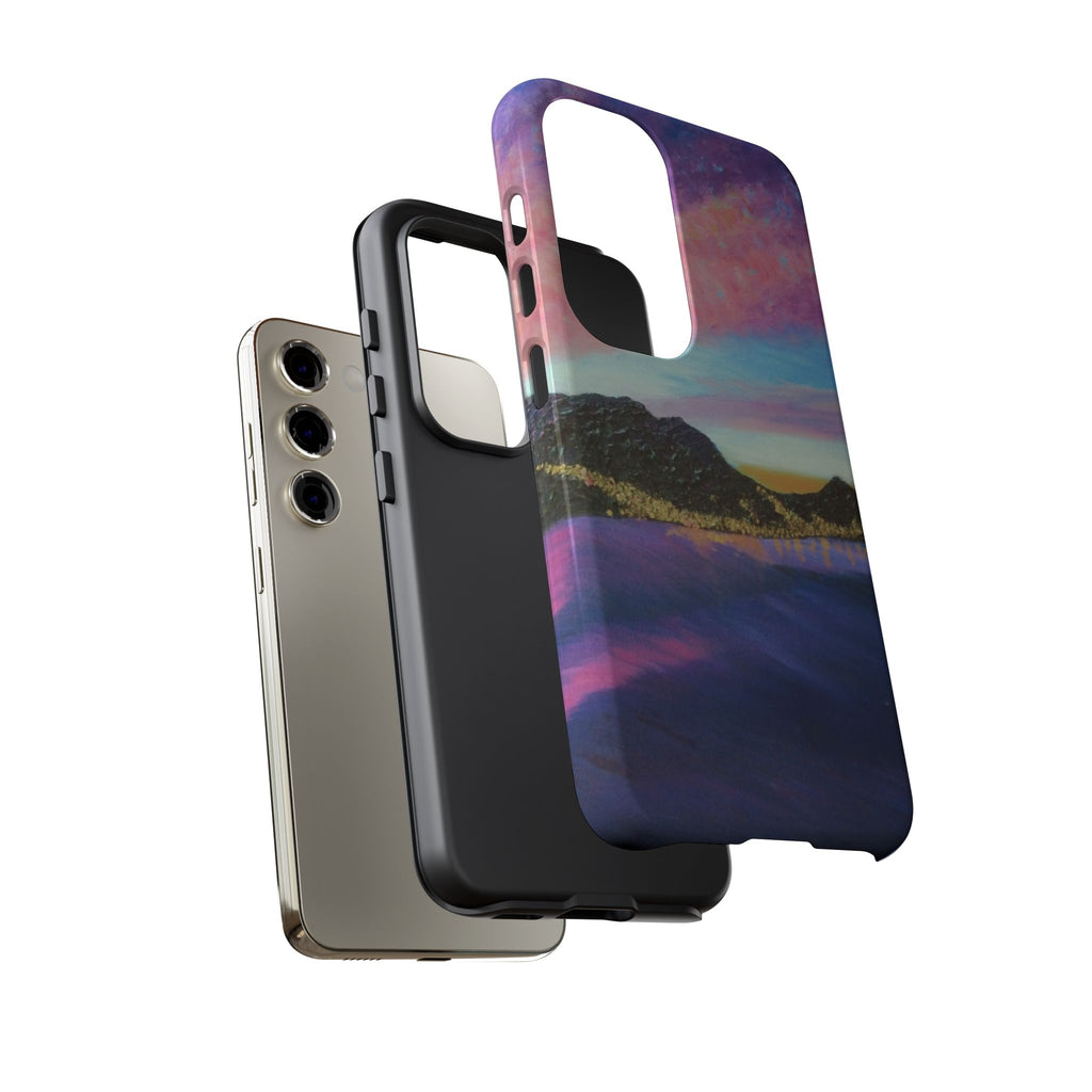 Sunset Mountain Landscape Phone Case — Colorful Sky Tough Case