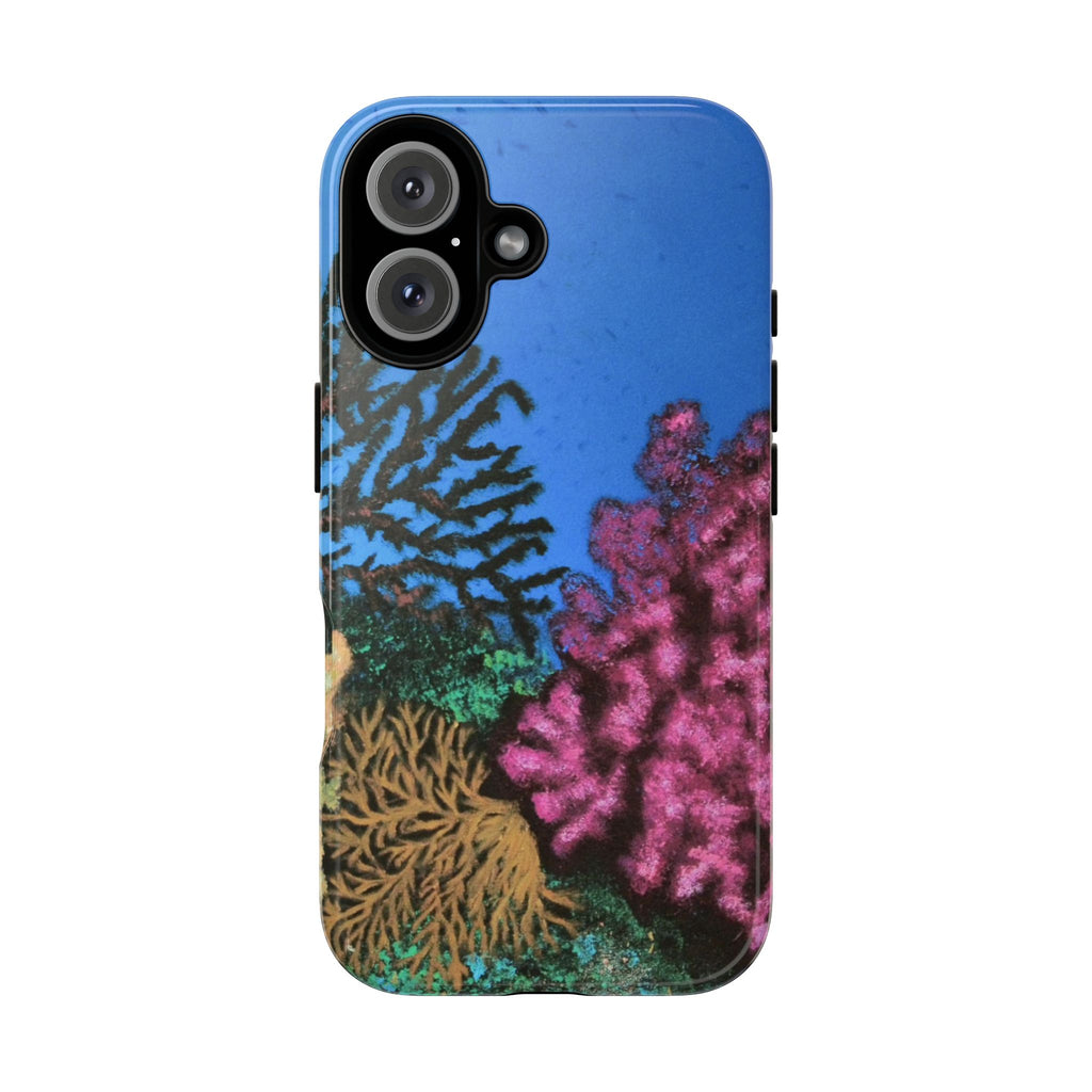 Coral Reef Tough Phone Case — Underwater Ocean Art iPhone Protector