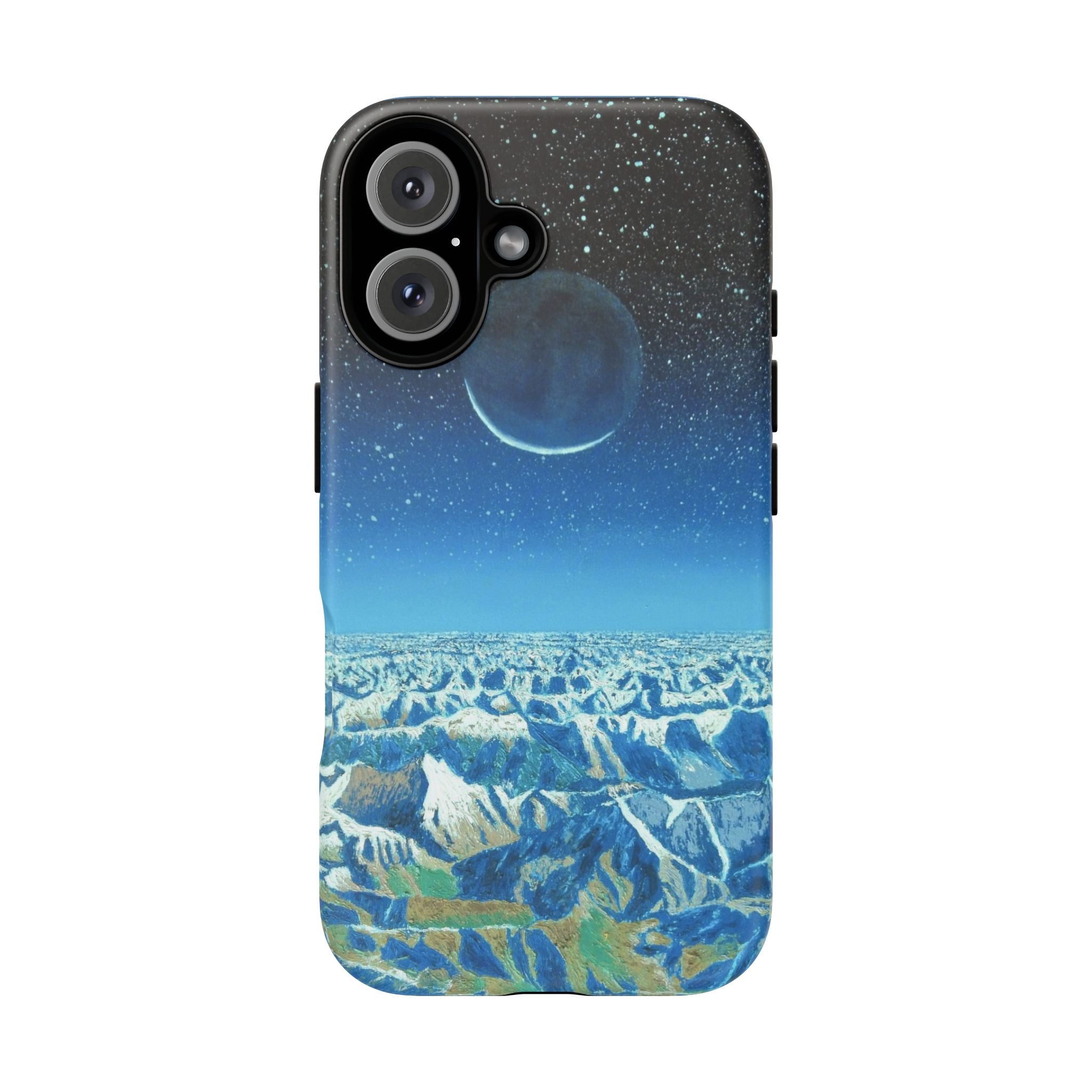 Moon- Himalayas Phone Case — Night Sky Crescent Moon Protective Tough Case