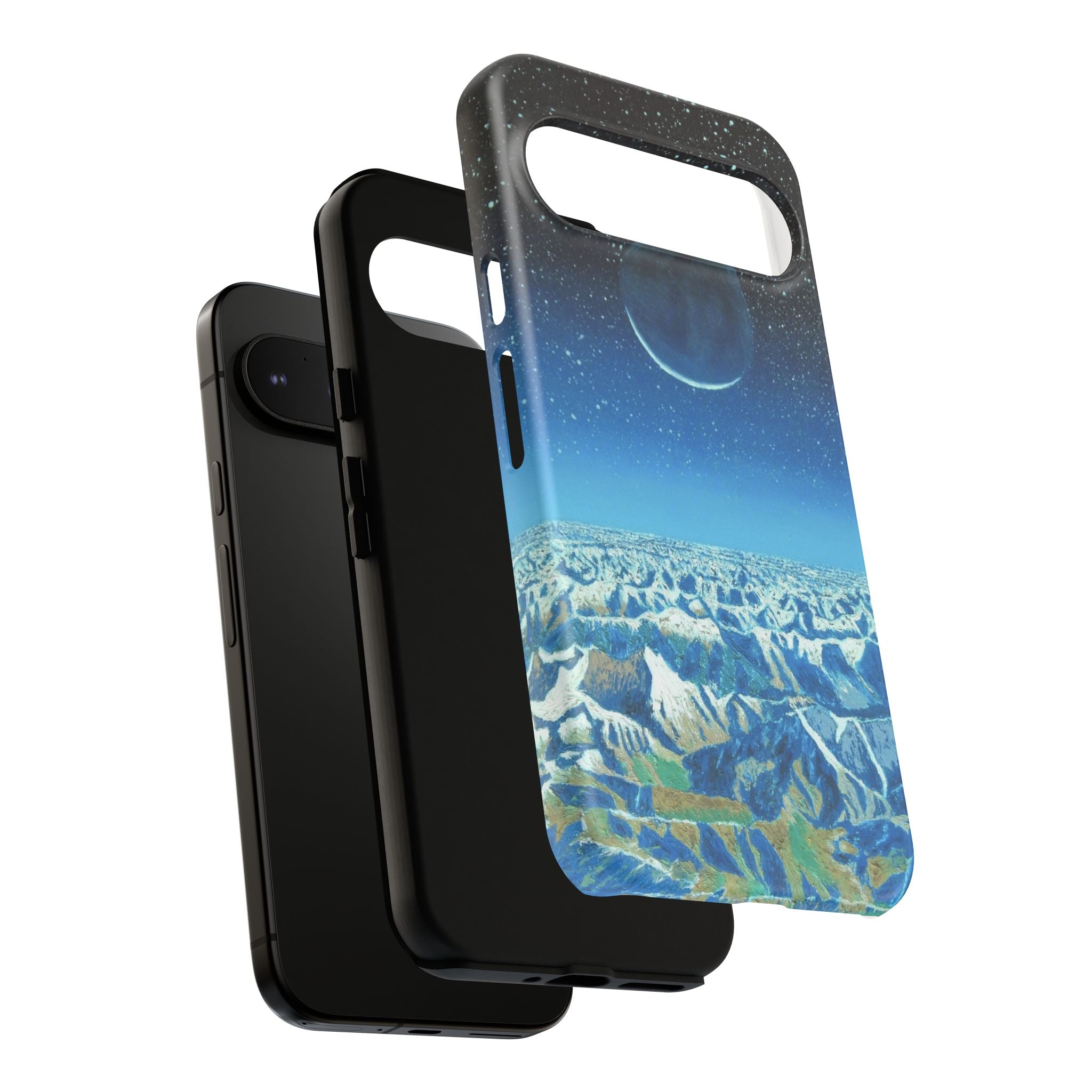 Moon- Himalayas Phone Case — Night Sky Crescent Moon Protective Tough Case