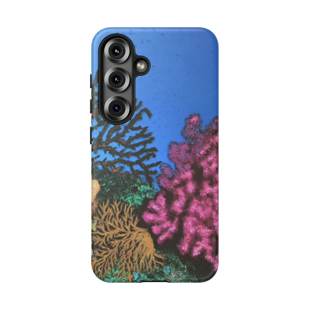Coral Reef Tough Phone Case — Underwater Ocean Art iPhone Protector