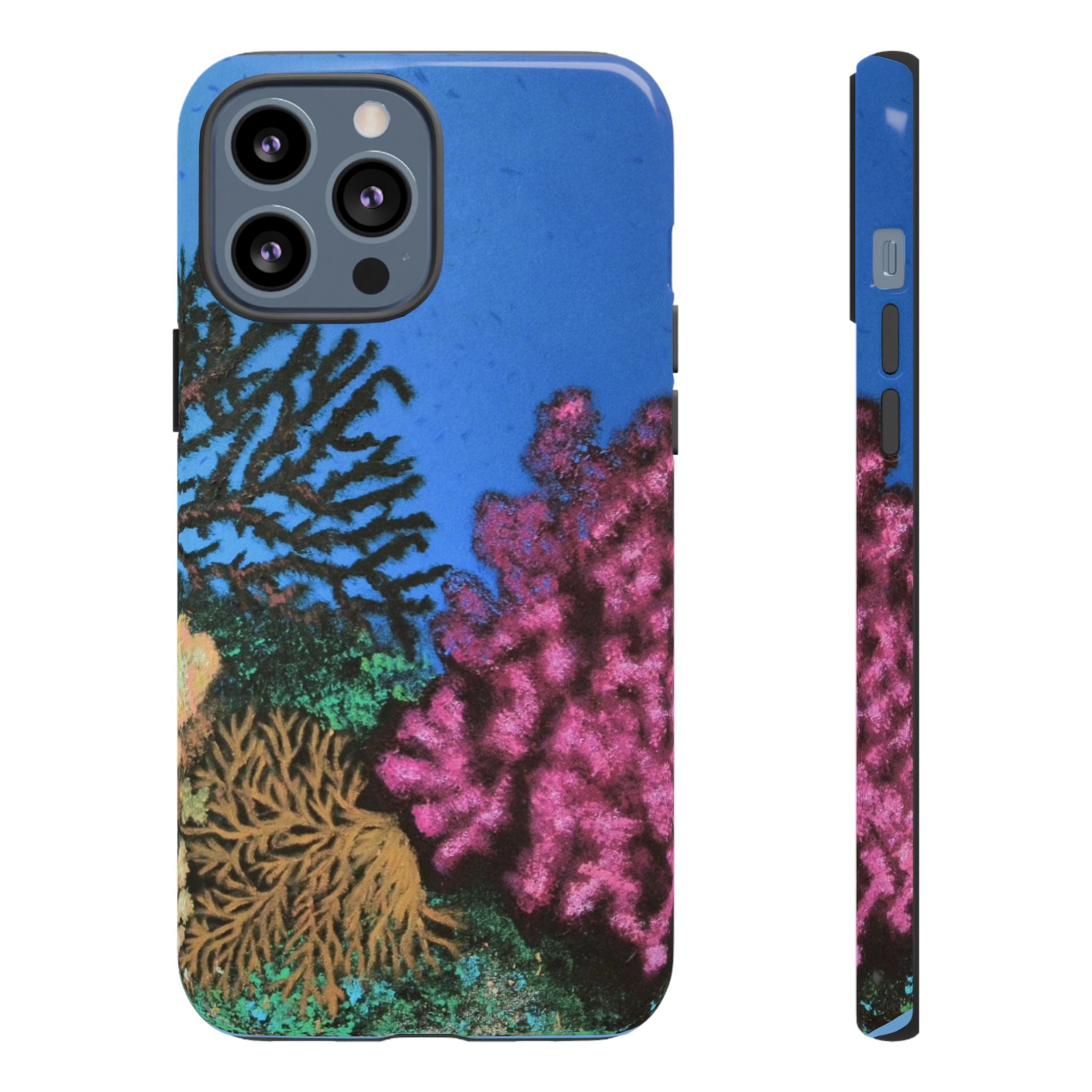 Coral Reef Tough Phone Case — Underwater Ocean Art iPhone Protector