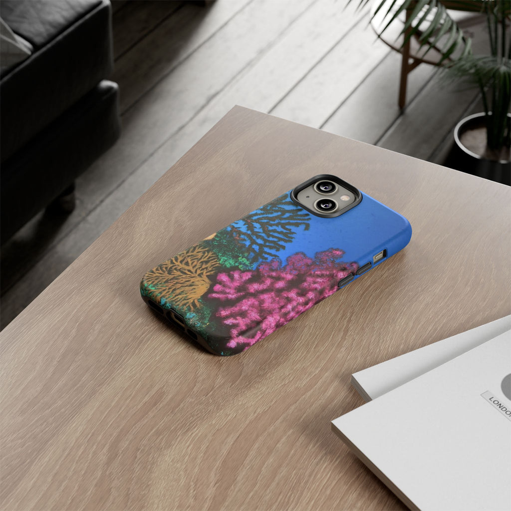 Coral Reef Tough Phone Case — Underwater Ocean Art iPhone Protector